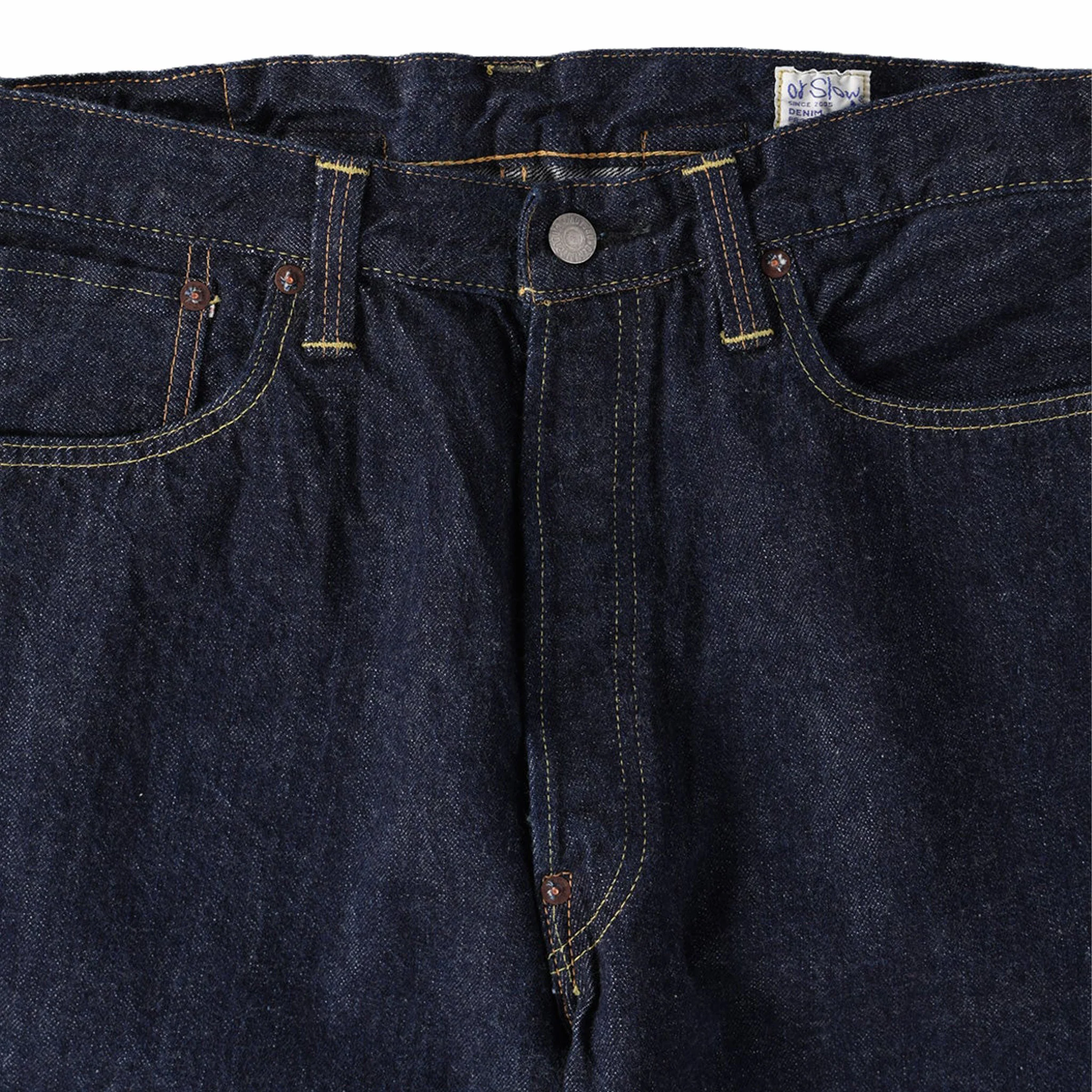 OrSlow Grand Dad's Fit Denim Pants (One Wash) - Image 2