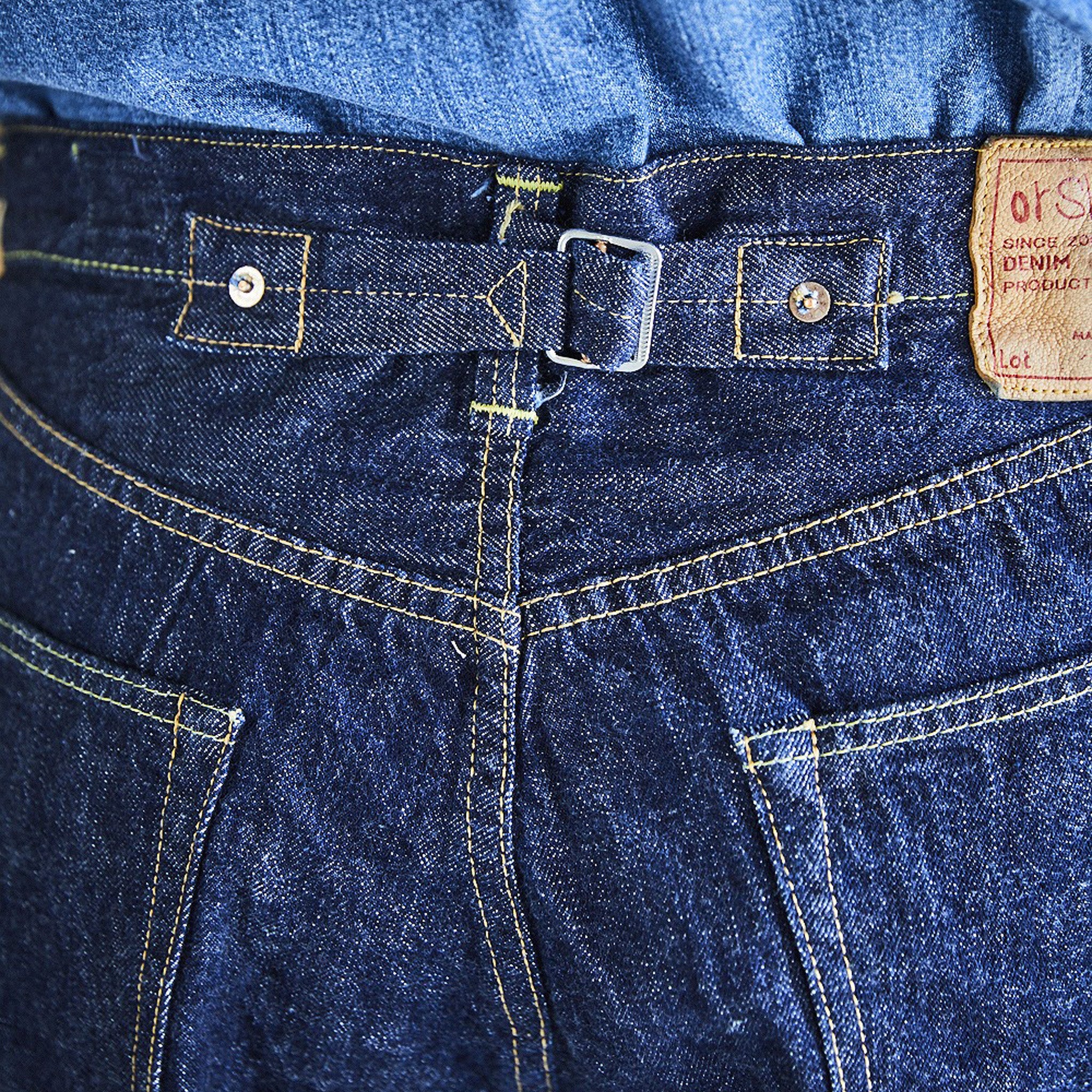 OrSlow Grand Dad's Fit Denim Pants (One Wash) - Image 4