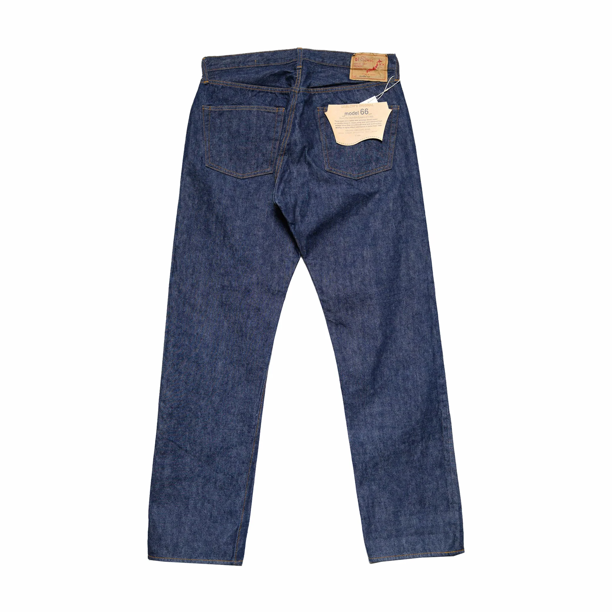 OrSlow Model 66 1966's Denim Pants - Standard Fit (One Wash) - Image 2