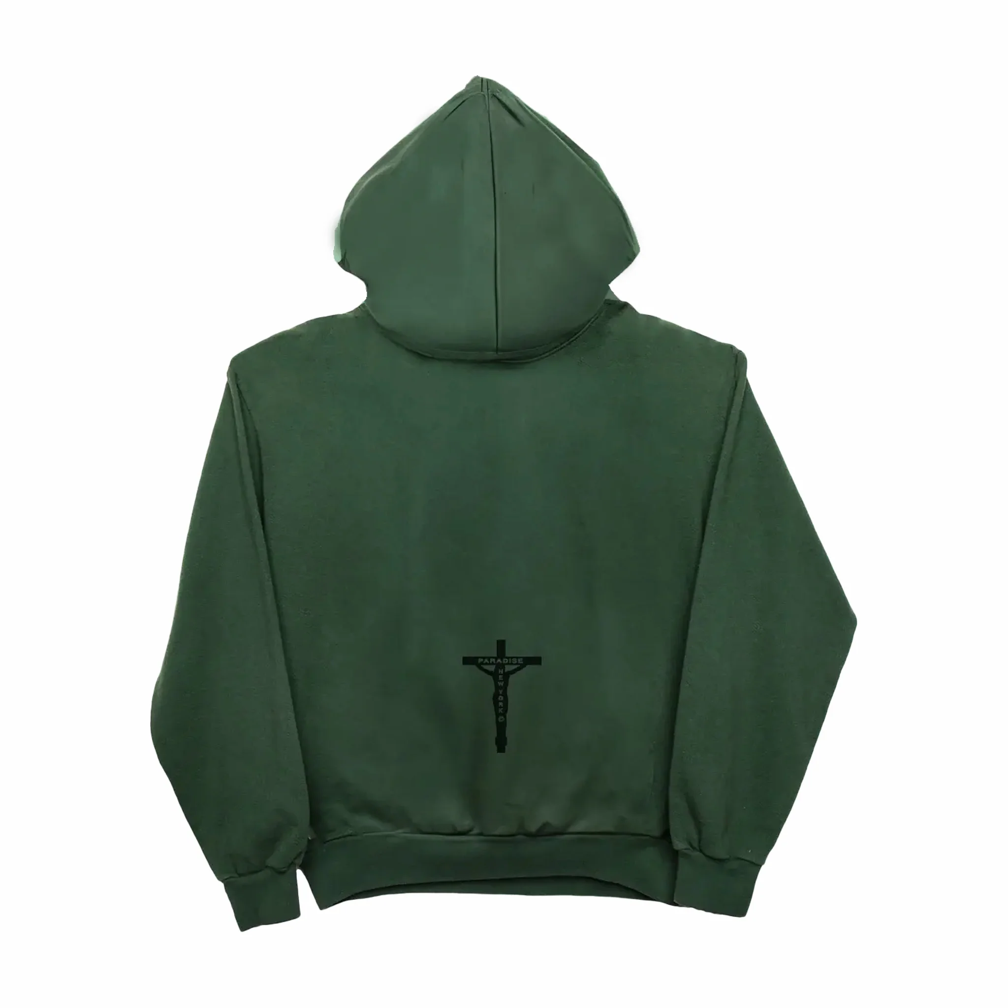 Paradise NYC Smiley Jesus Hoodie (Green) - Image 2