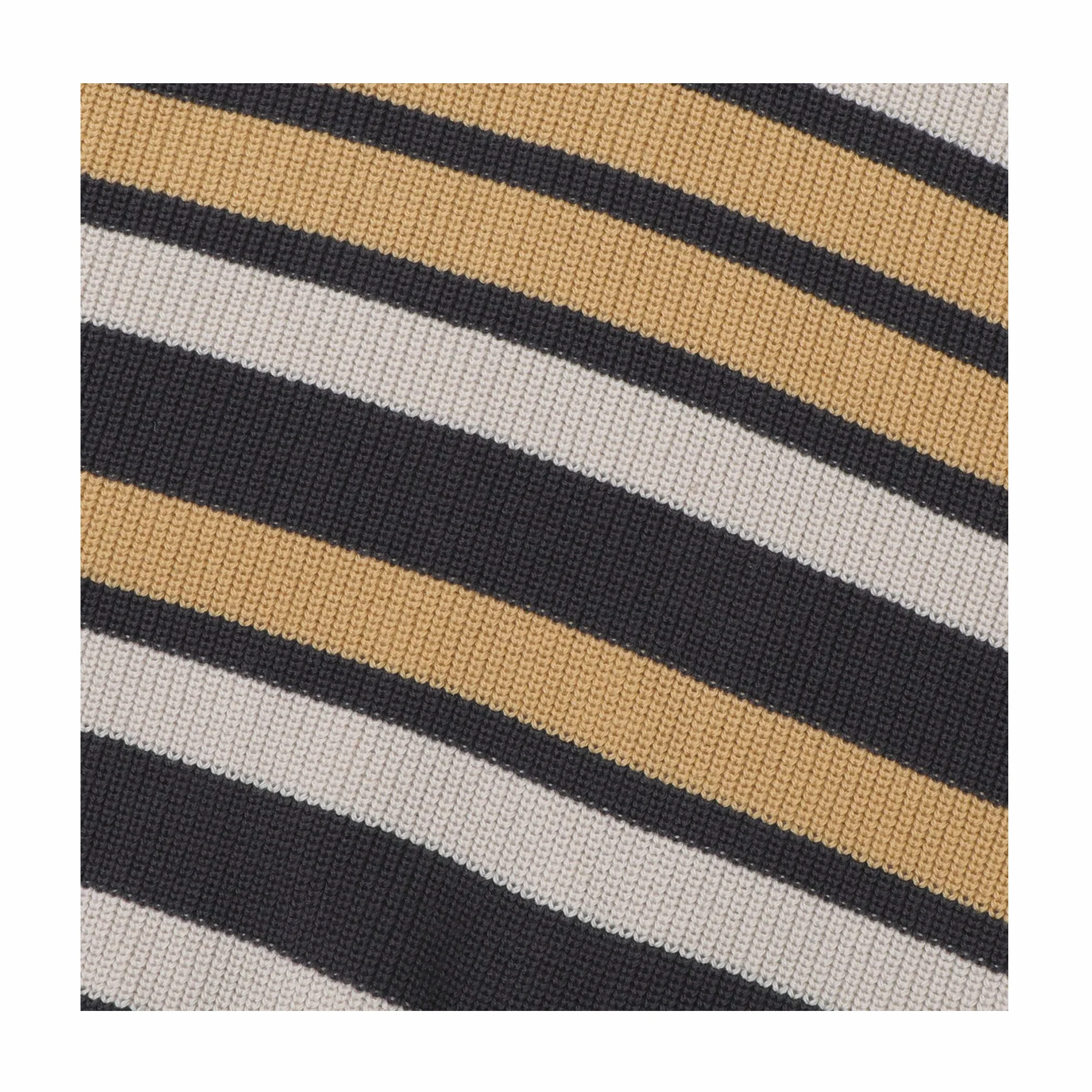 Pass~Port Organic Cotton Stripe Knit Sweater (Dark Grey) - Image 2