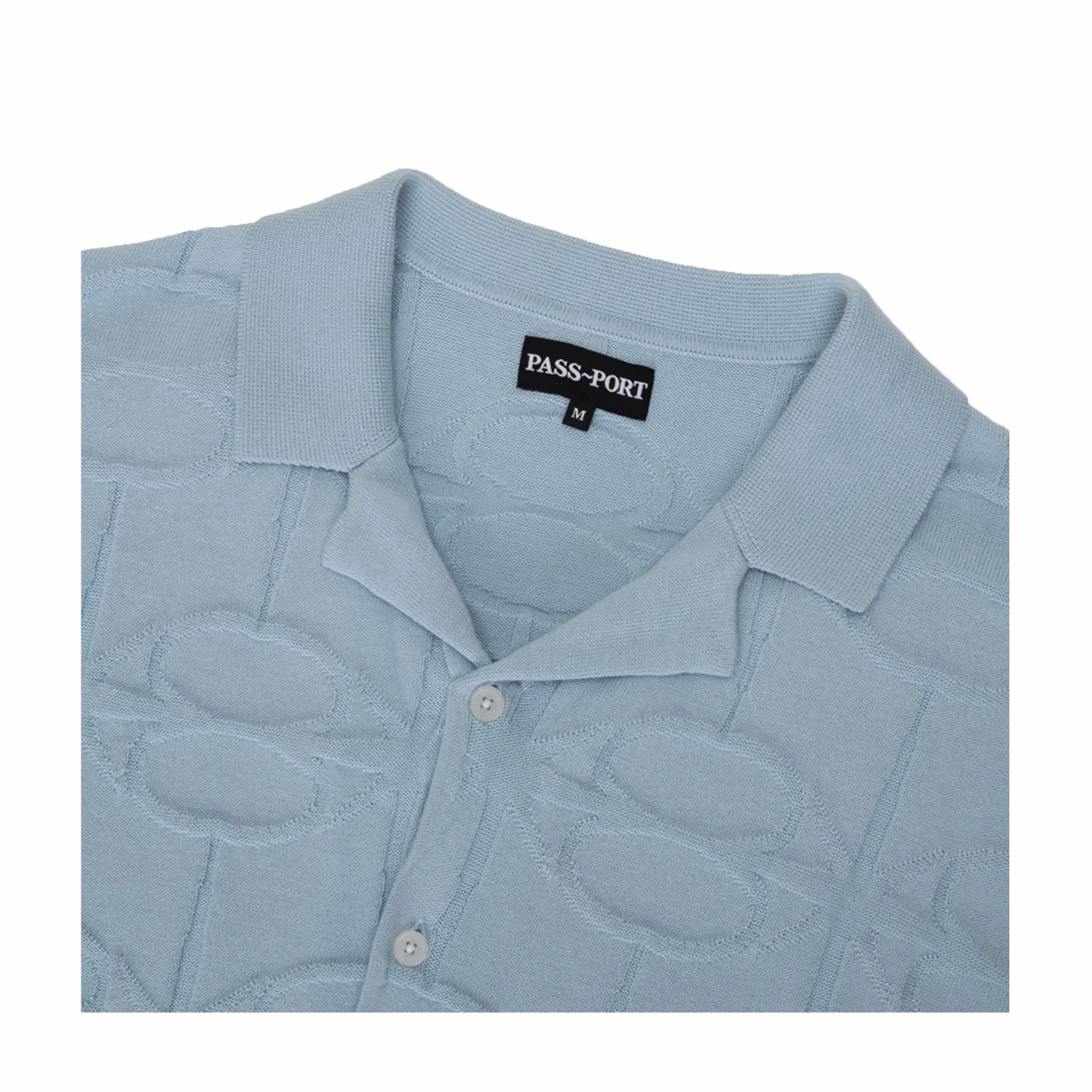 Pass~Port Soap Sparkle Organic Knitted Leagues Shirt (Powder Blue) - Image 2