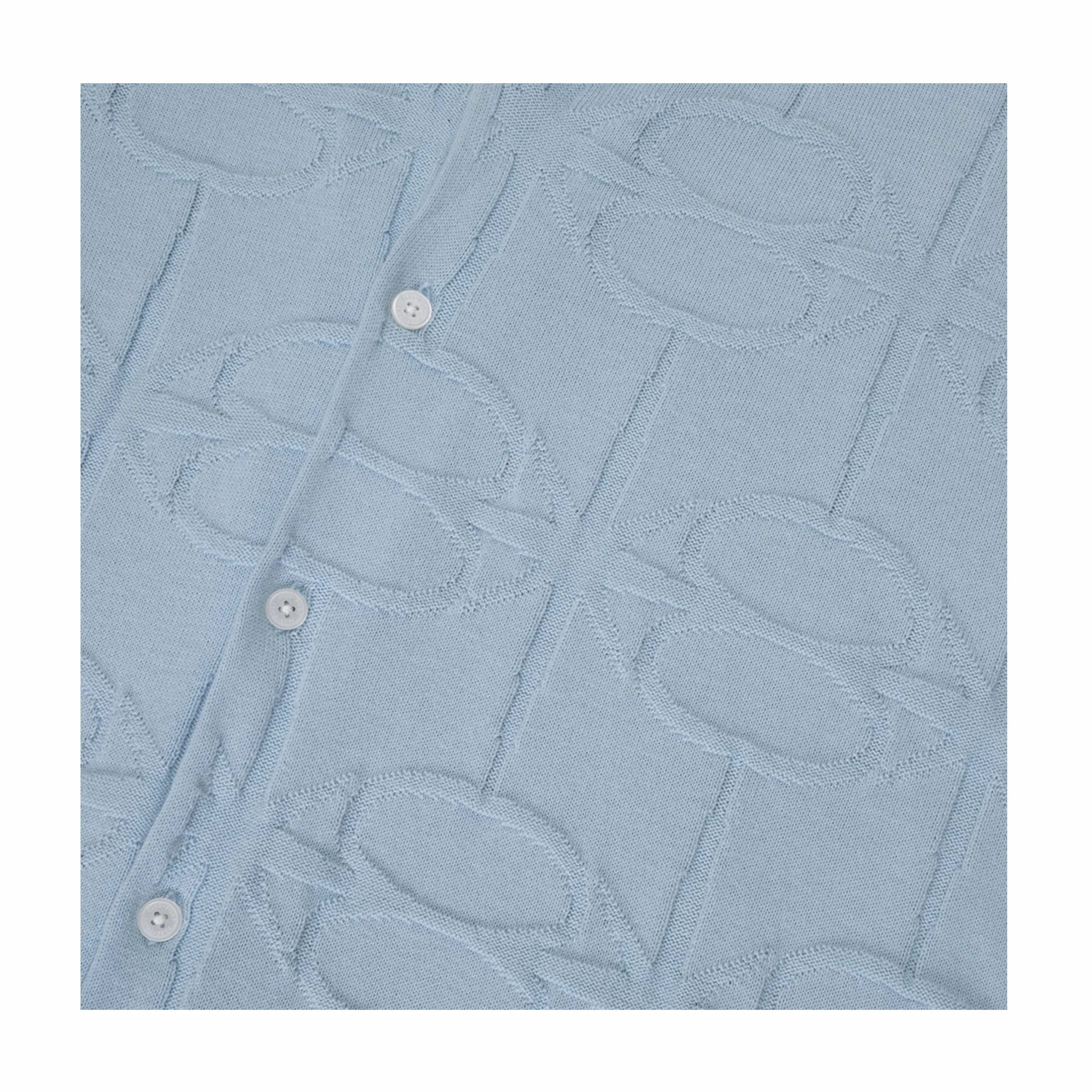 Pass~Port Soap Sparkle Organic Knitted Leagues Shirt (Powder Blue) - Image 3