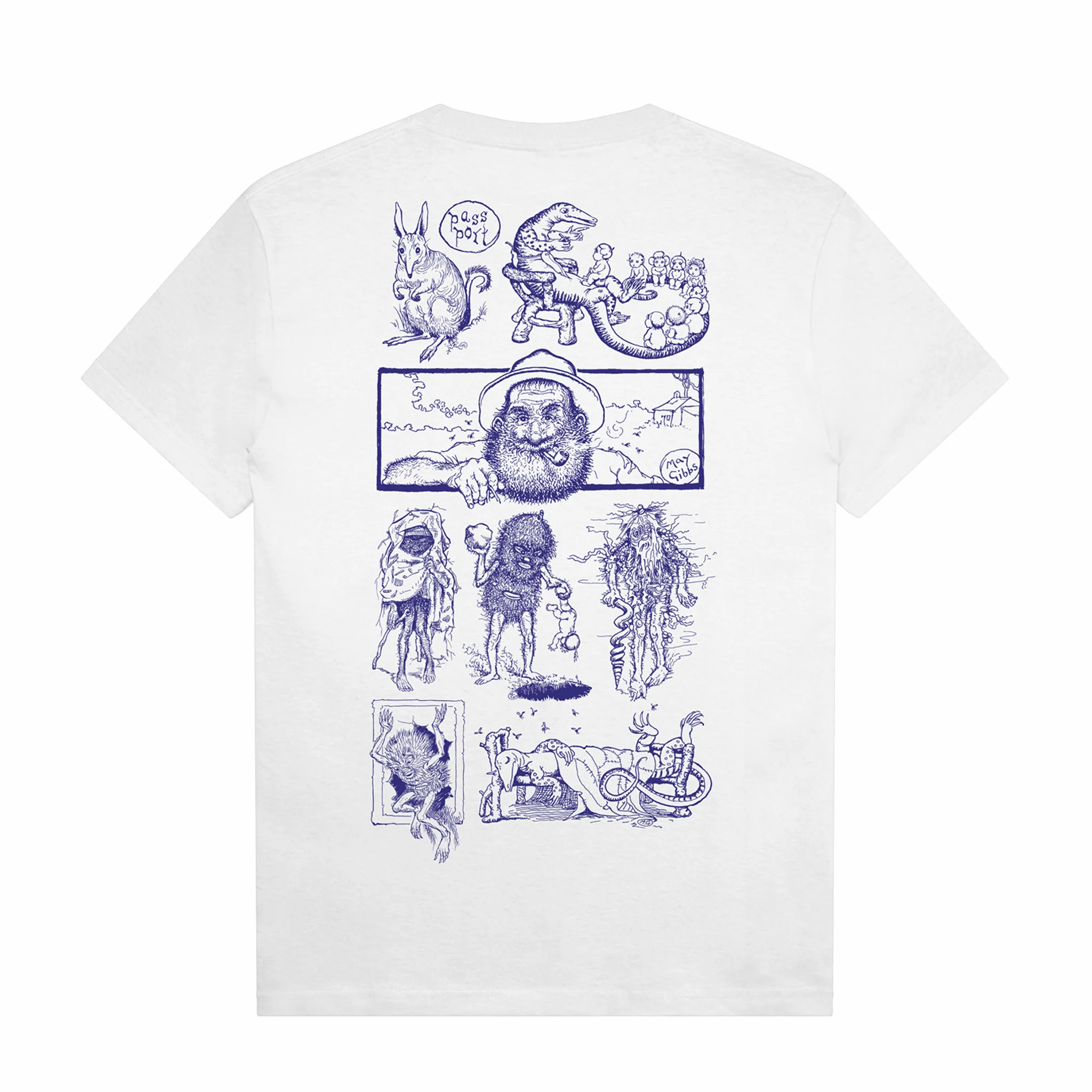 Pass~Port x May Gibbs Bush Greeting Tee (White) - Image 2