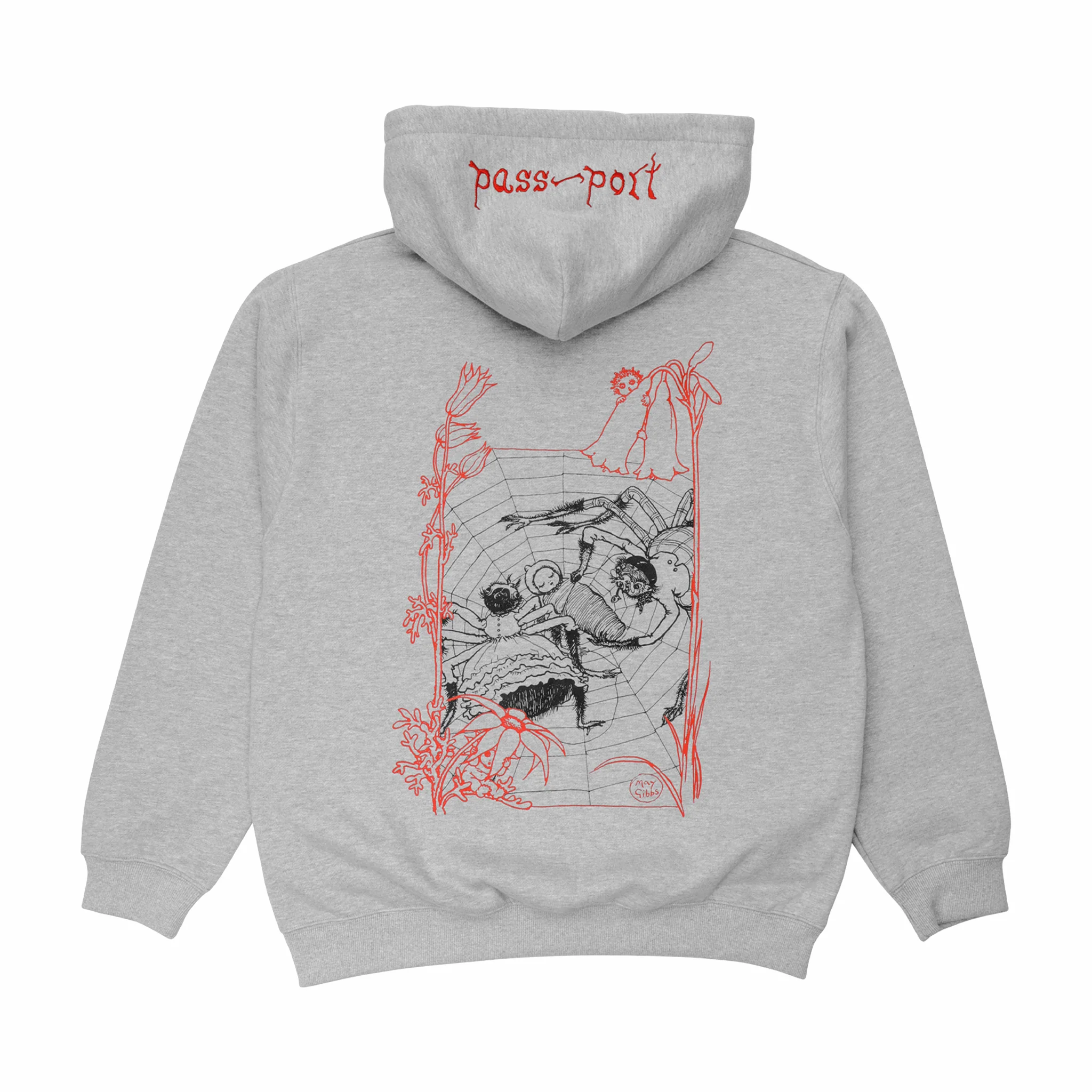 Pass~Port x May Gibbs Webbed Bed Zip Hoodie (Ash) - Image 2