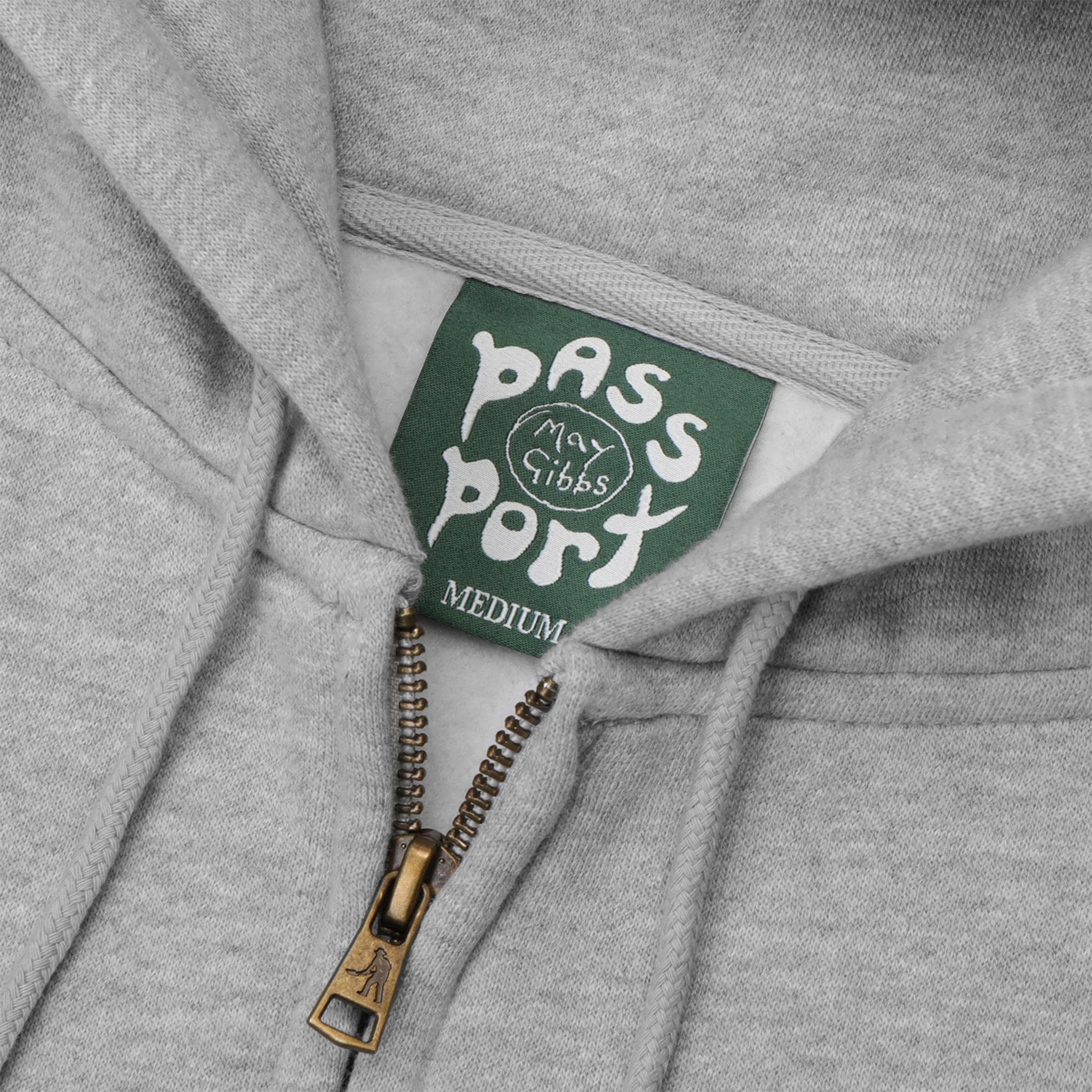 Pass~Port x May Gibbs Webbed Bed Zip Hoodie (Ash) - Image 3