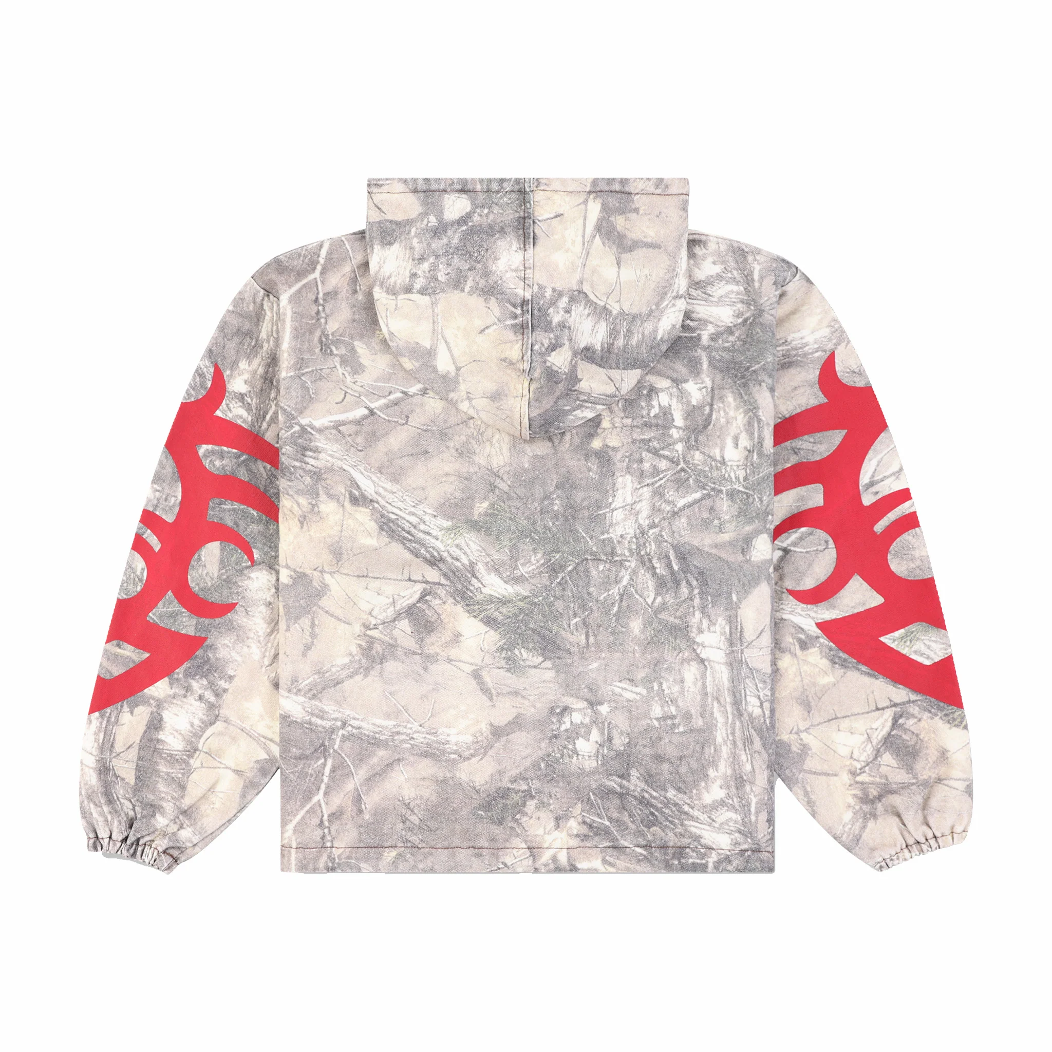 Pleasures Hunt Canvas Poncho Hoodie (Camo) - Image 2