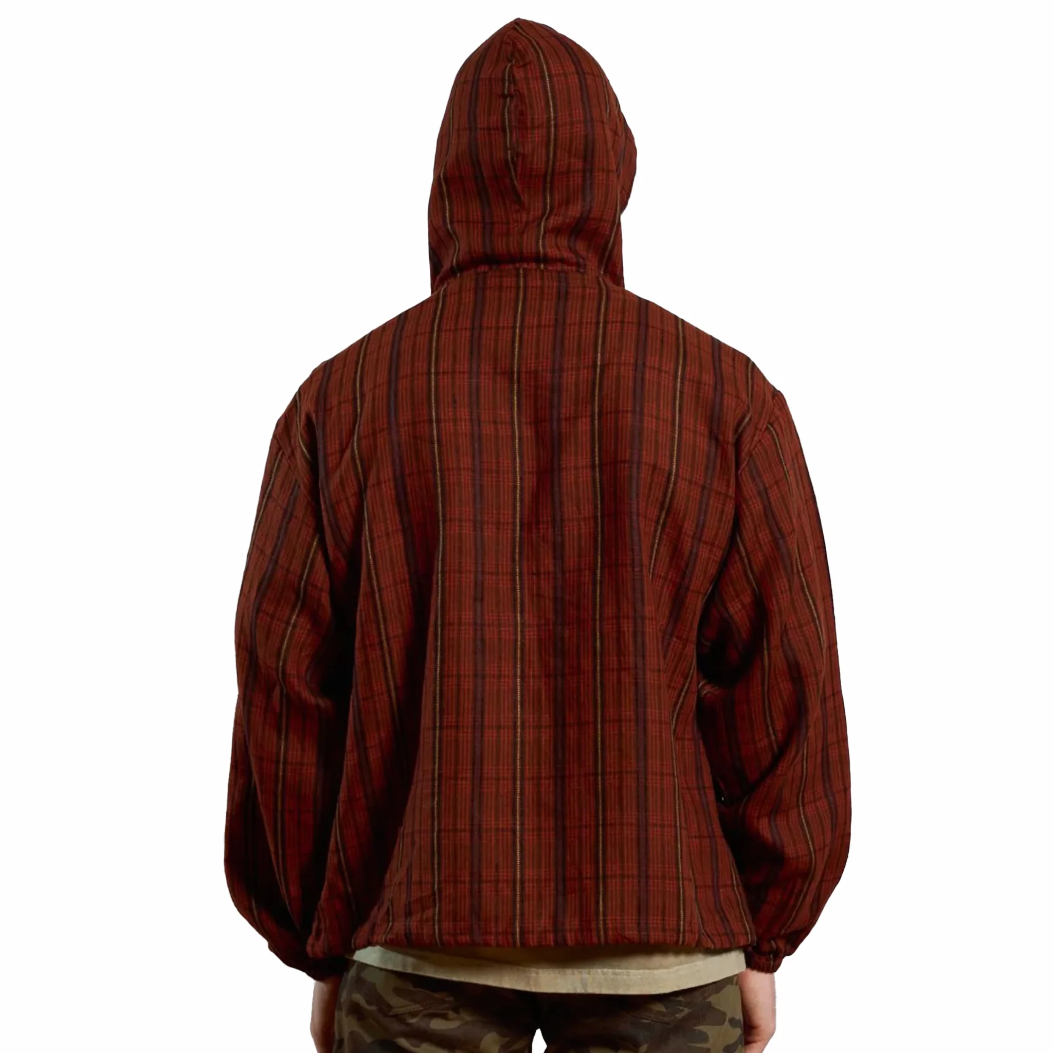 Pleasures Mallard Poncho Hoodie (Red) - Image 4