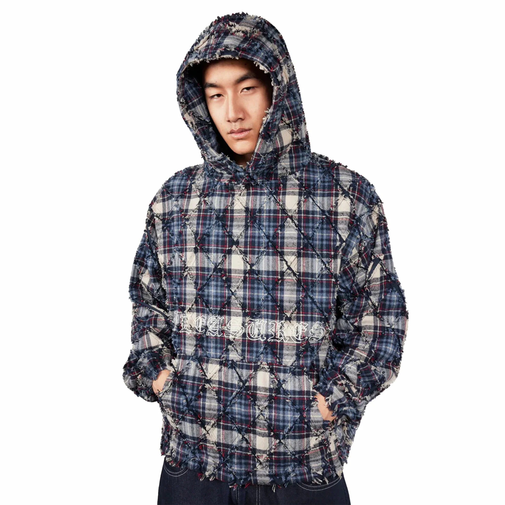 Pleasures Mystic Poncho Hoodie (Navy) - Image 3