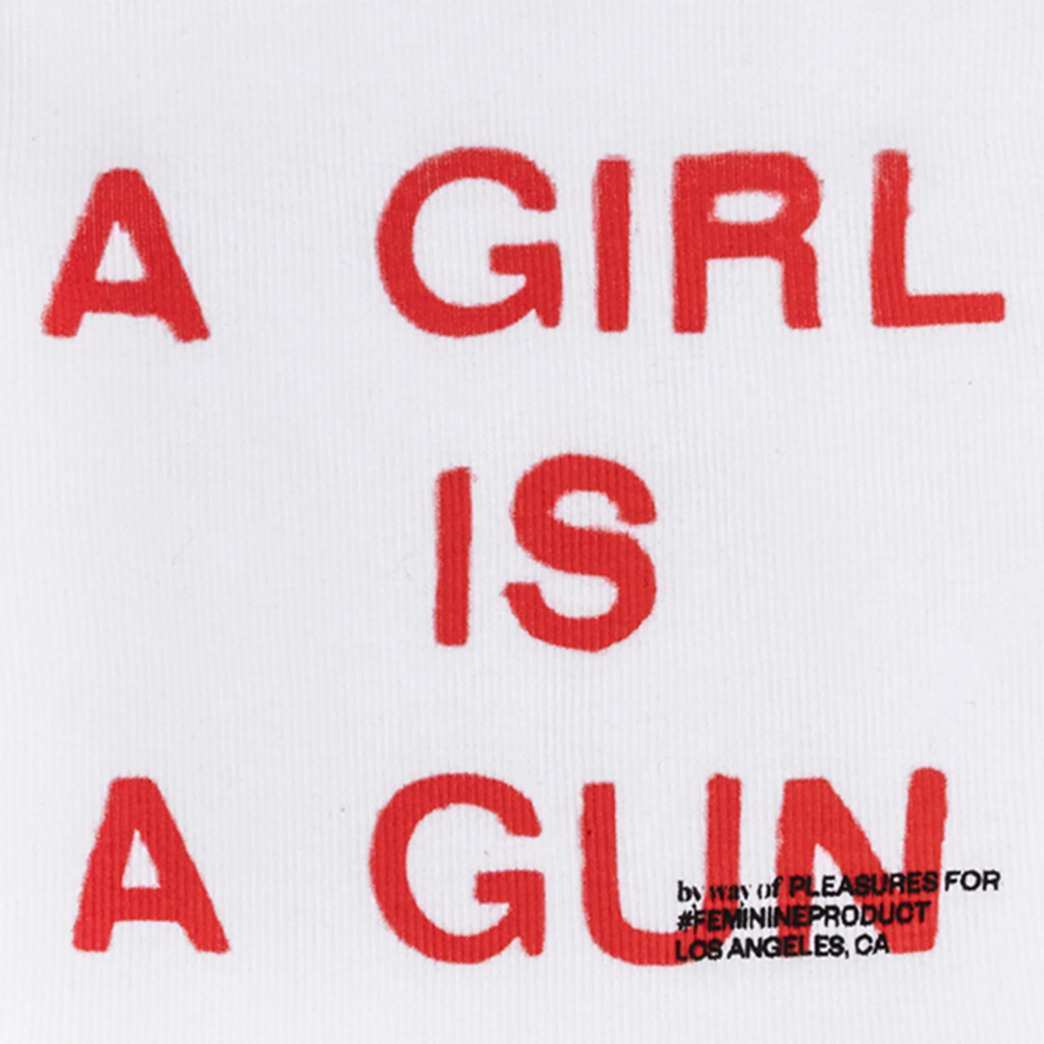 Pleasures Women's Girl Is A Gun Tank Top (White) - Image 2