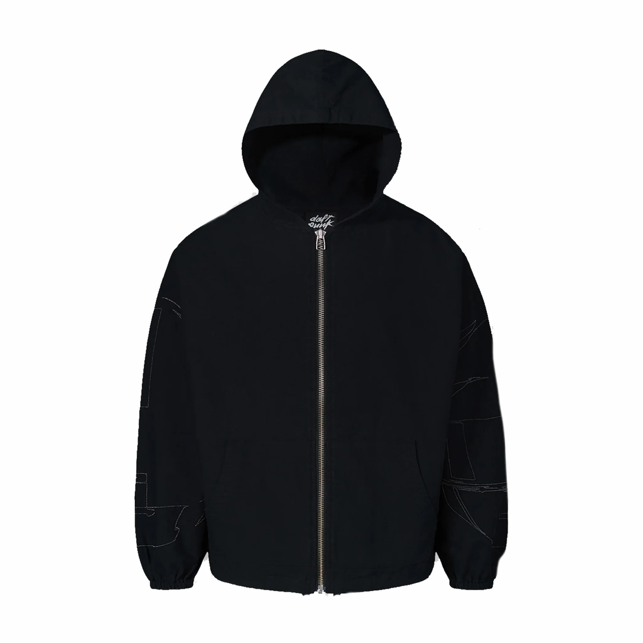 Pleasures x Daft Punk Digital Zip Poncho Hoodie (Black)