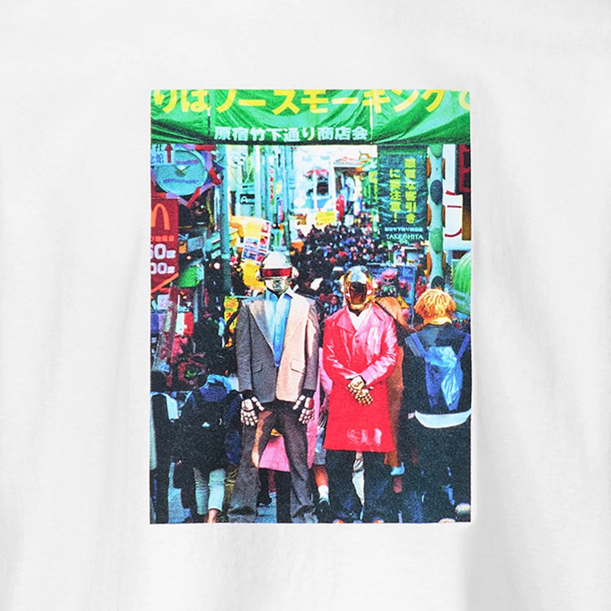 Pleasures x Daft Punk Harajuku T-Shirt (White) - Image 2