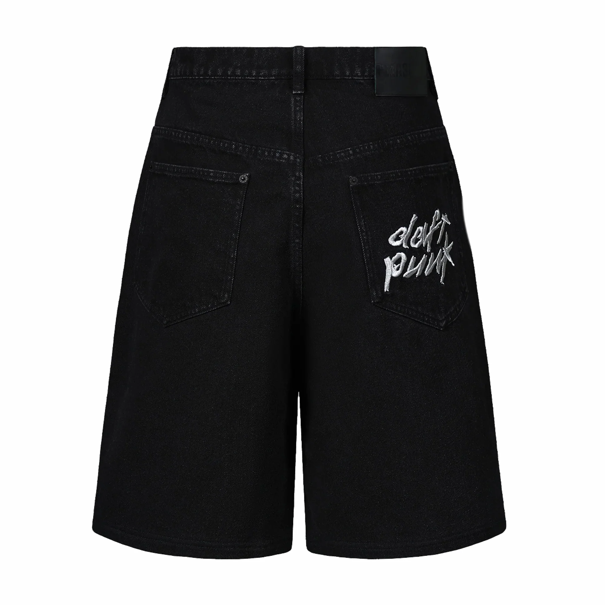 Pleasures x Daft Punk Lucky Studded Jorts (Black) - Image 2