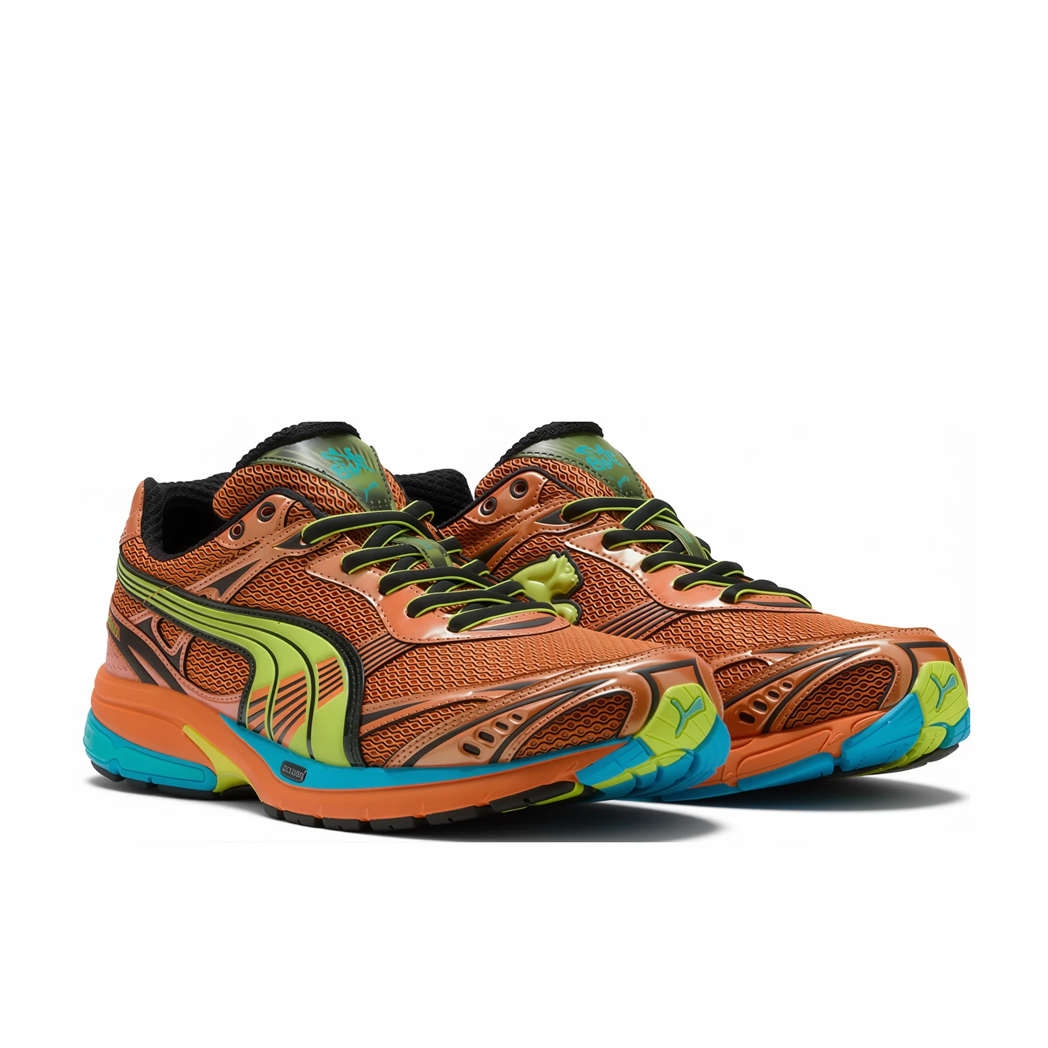 Puma Men's Homura OG+ (Heat Fire/Electric Lime) - Image 2
