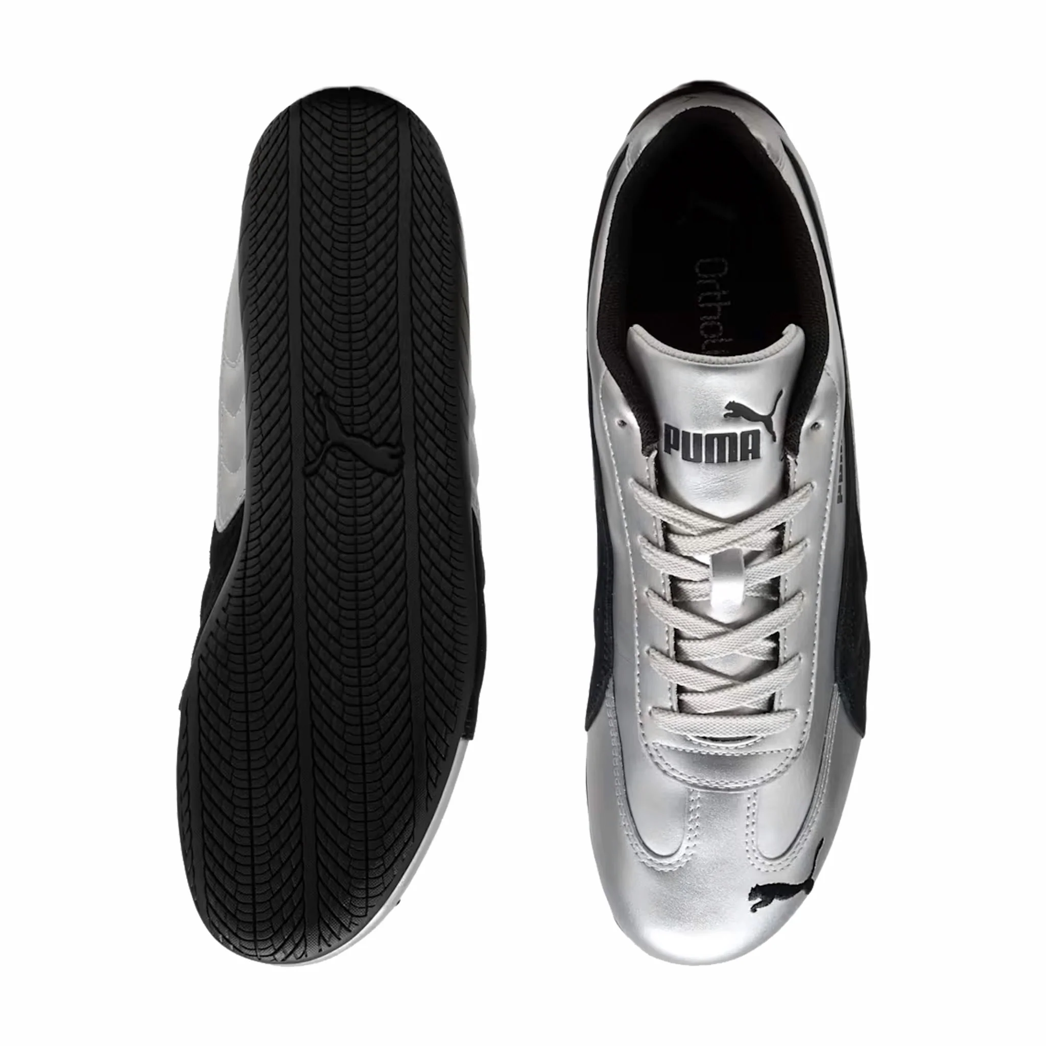 Puma Men's Speedcat Metallic (Puma Silver/Puma Black) - Image 4
