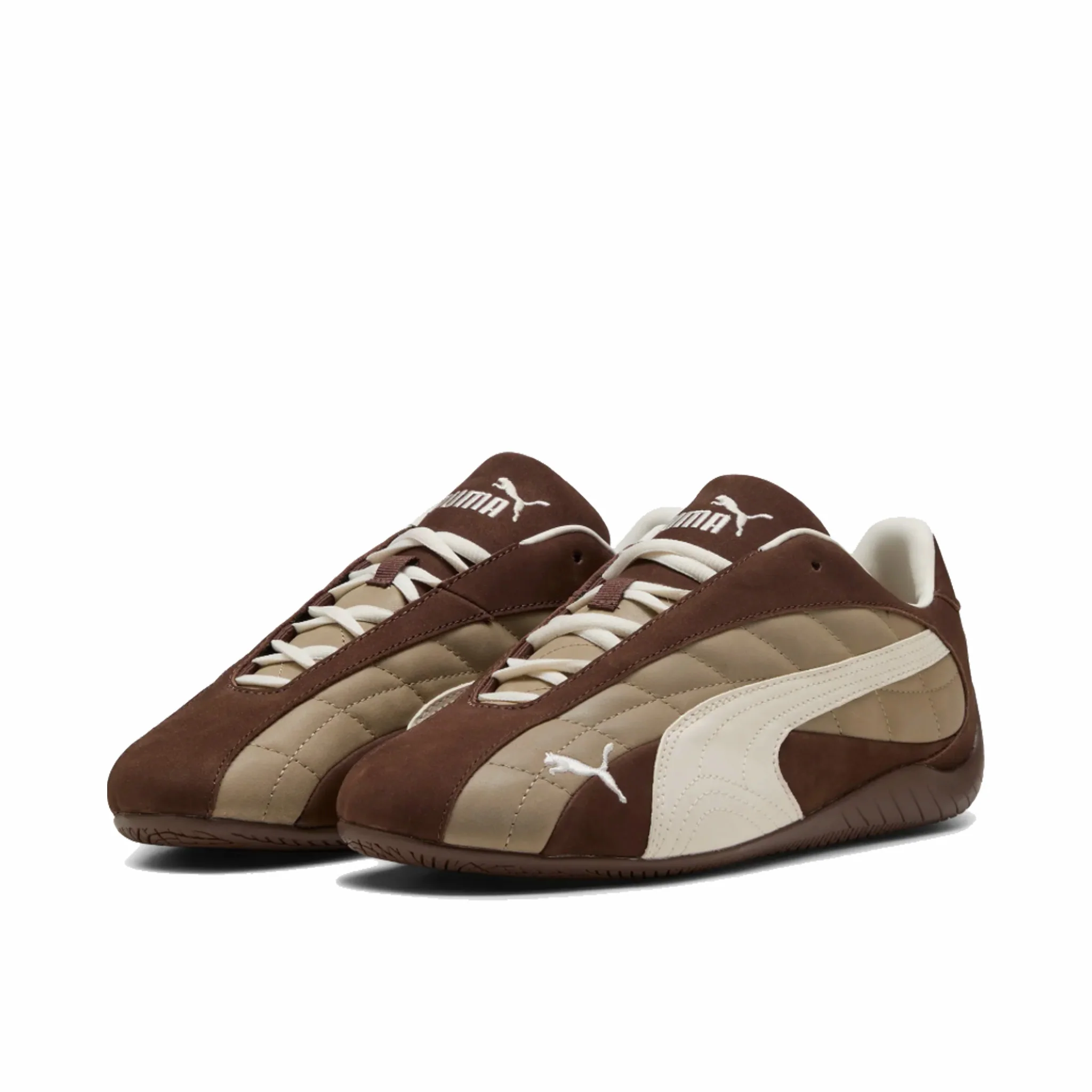 Puma Men's Speedcat Plus Quilted (Espresso Brown/Warm White) - Image 2