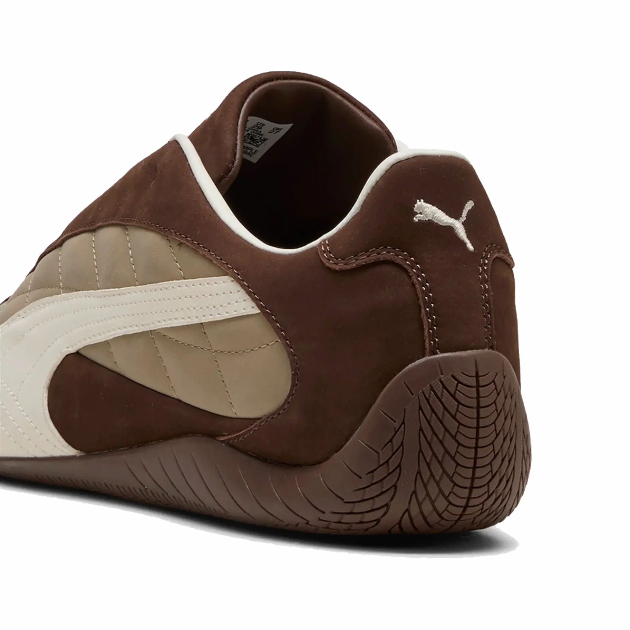 Puma Men's Speedcat Plus Quilted (Espresso Brown/Warm White) - Image 3