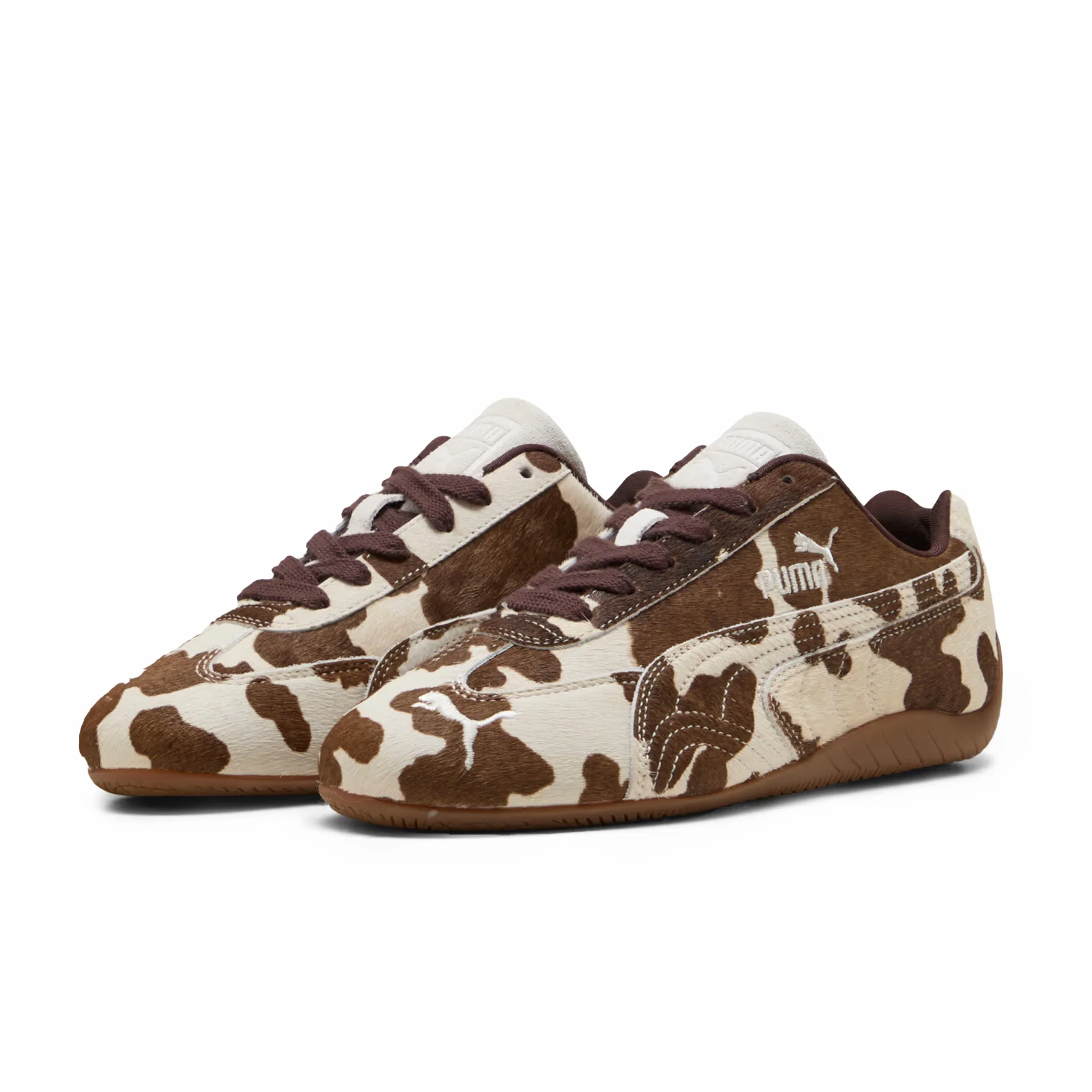 Puma Women's Speedcat Cow (Chocolate Brown/Gum) - Image 2