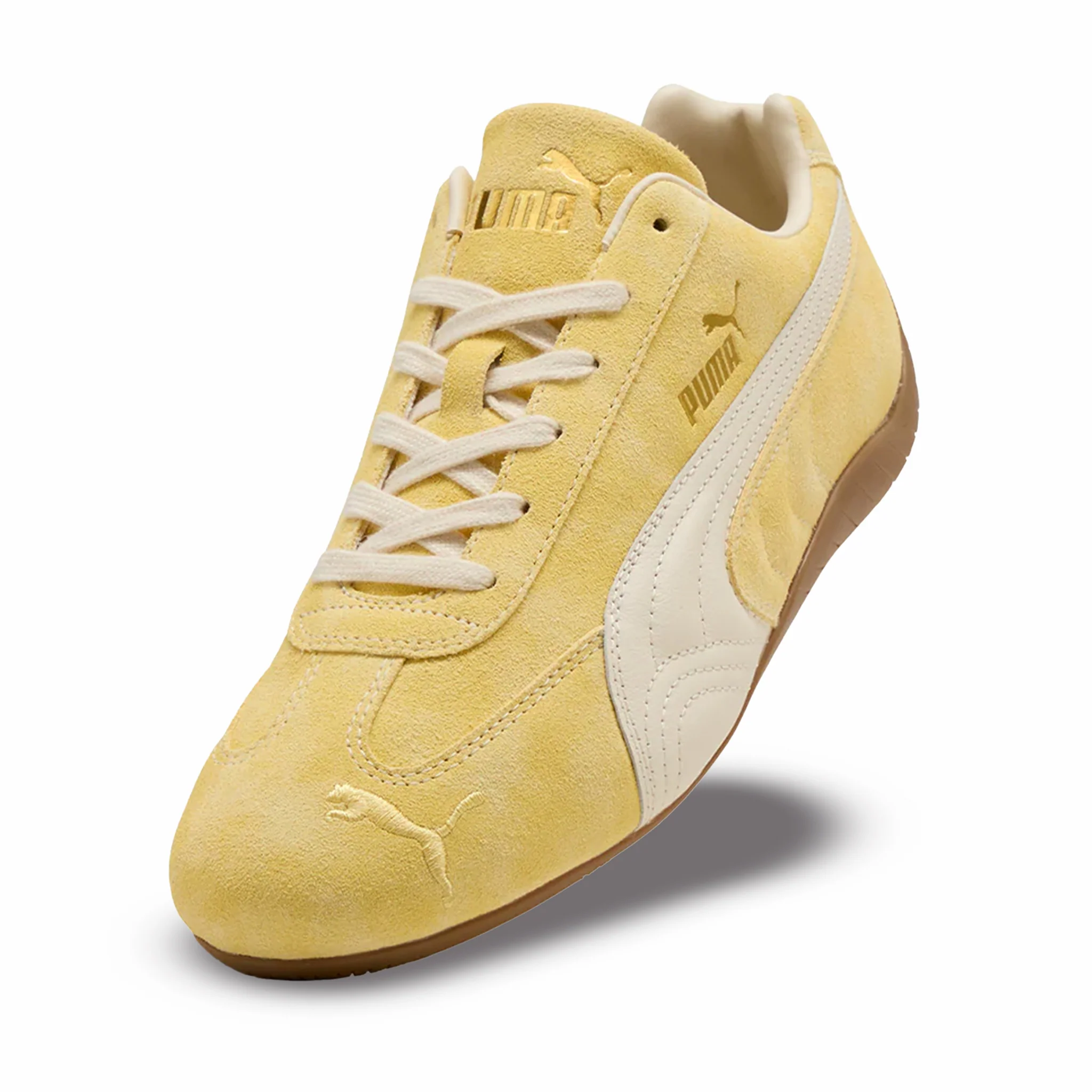 Puma Women's Speedcat Faded (Dazzling Yellow/Pale Lemon) - Image 4