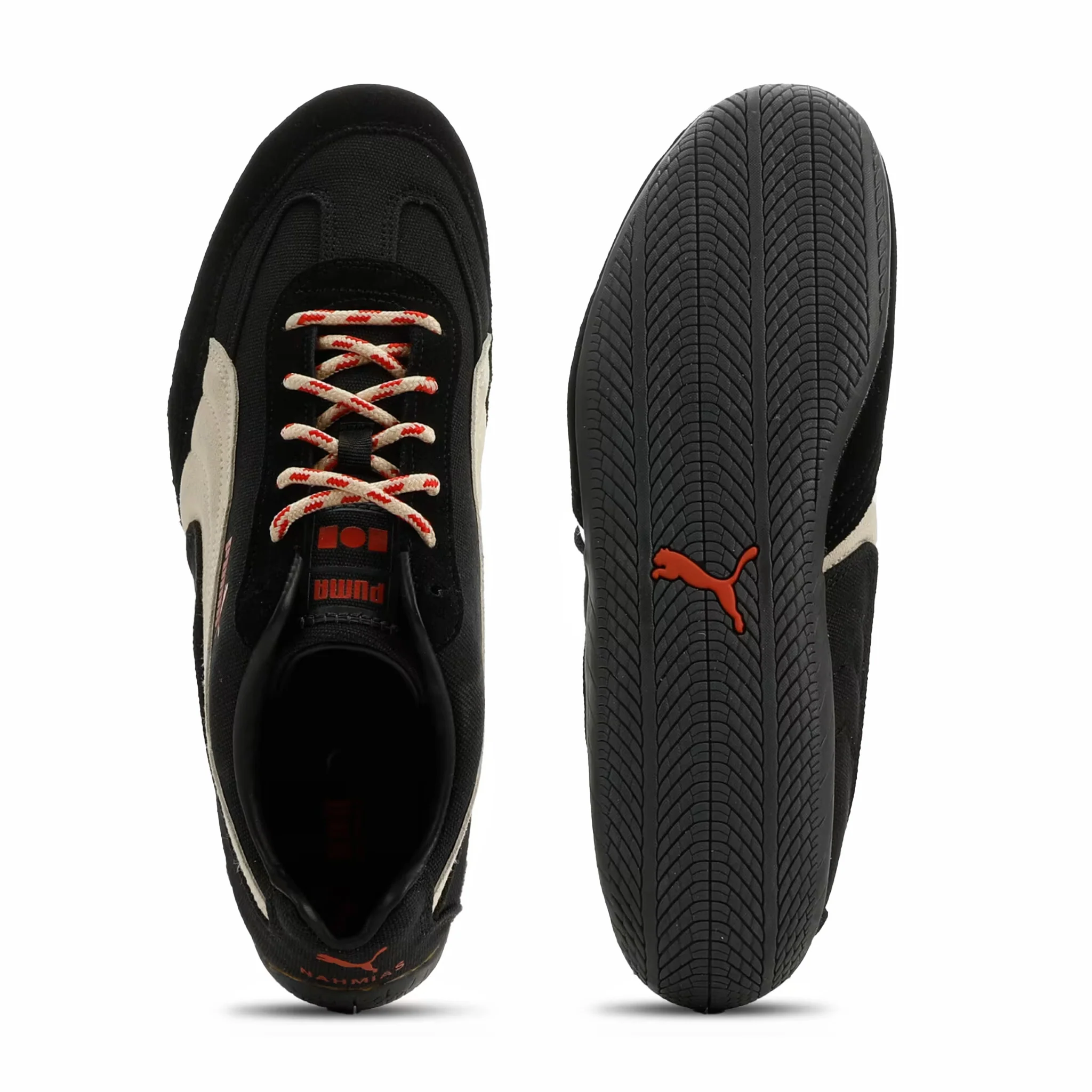 Puma x Nahmias Men's Speedcat (Puma Black/Canvas/Candy Apple) - Image 4