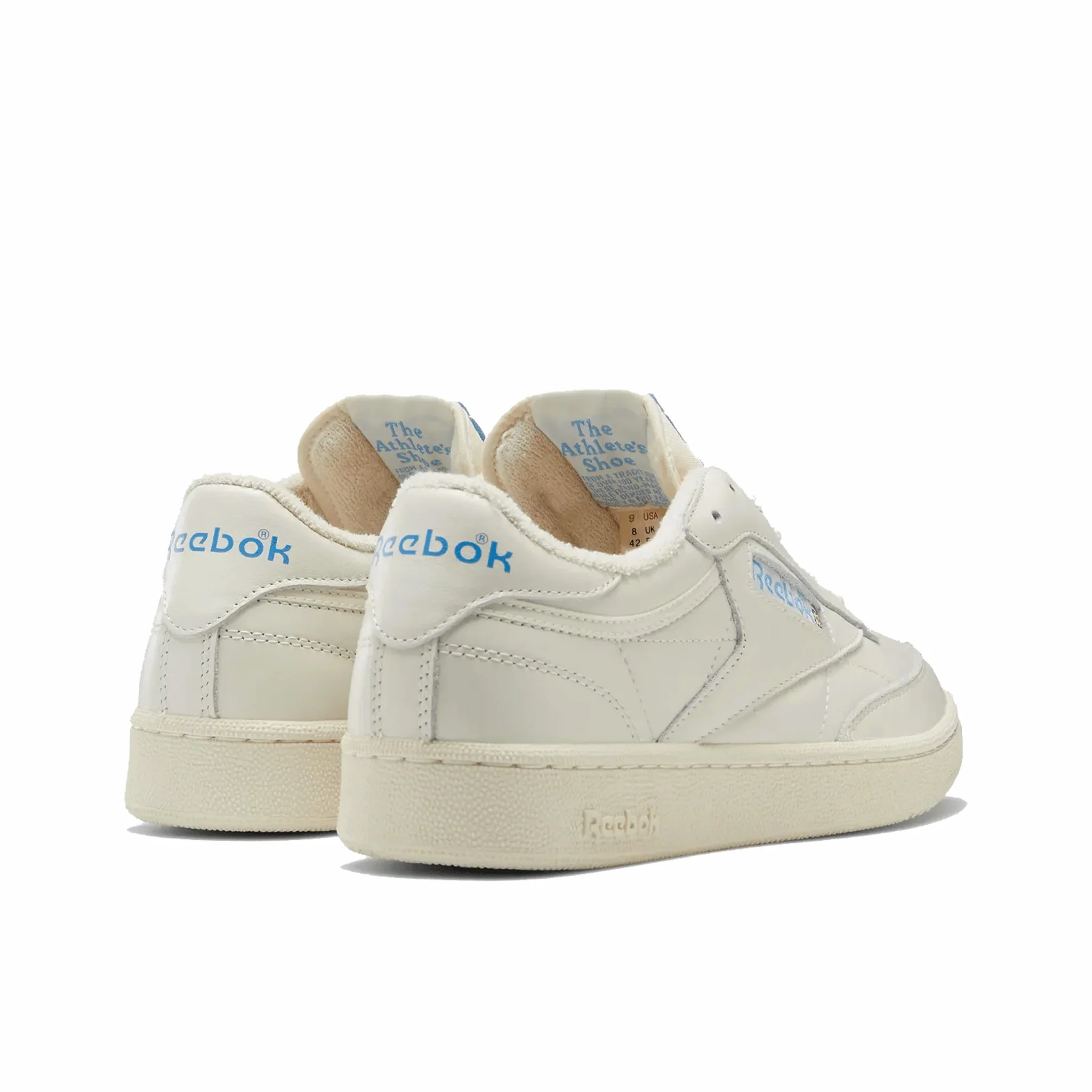 Reebok Unisex Club C 85 Vintage (Chalk/Alabaster/Essential Blue) - Image 3