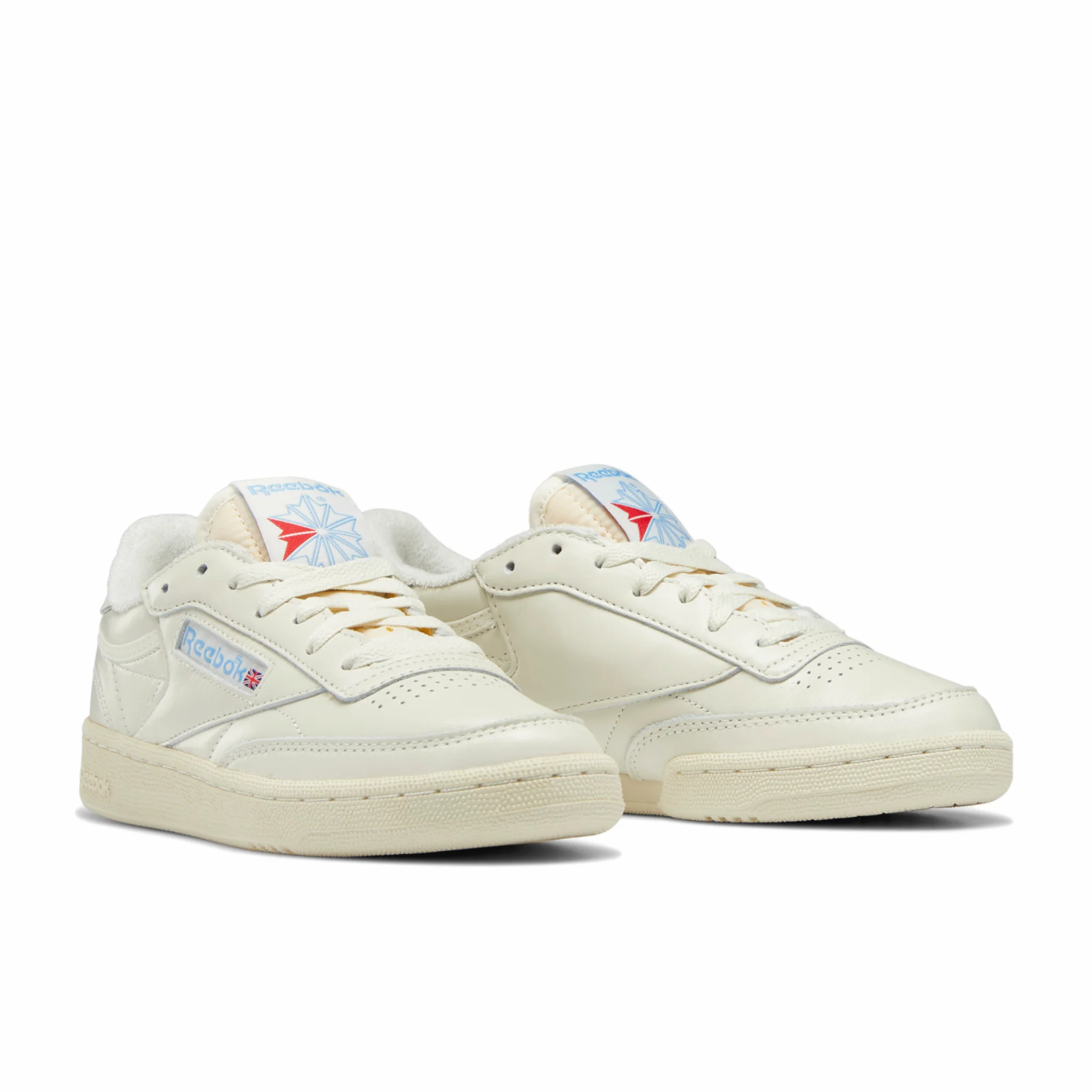 Reebok Women's Club C 85 (Chalk/Alabaster/Sky Blue) GX3687 - Image 2