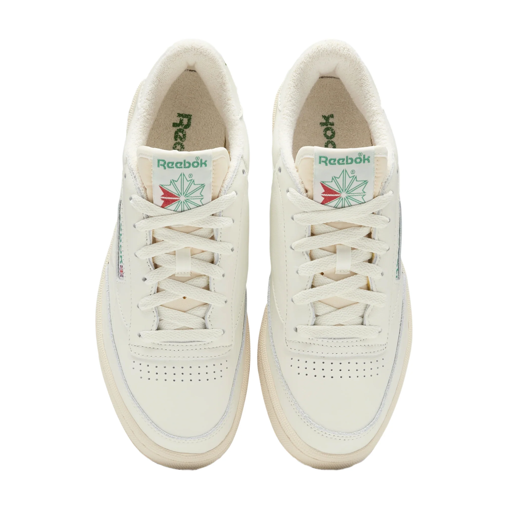 Reebok Women's Club C 85 Vintage (Chalk/Alabaster/Glen Green) GX3686 - Image 3