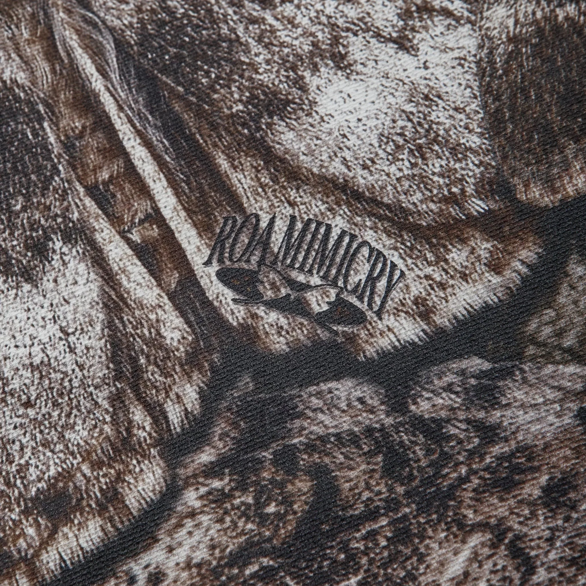 ROA Lio Upf +50 Baselayer Moth Print Long Sleeve Hoodie (Brown) - Image 3