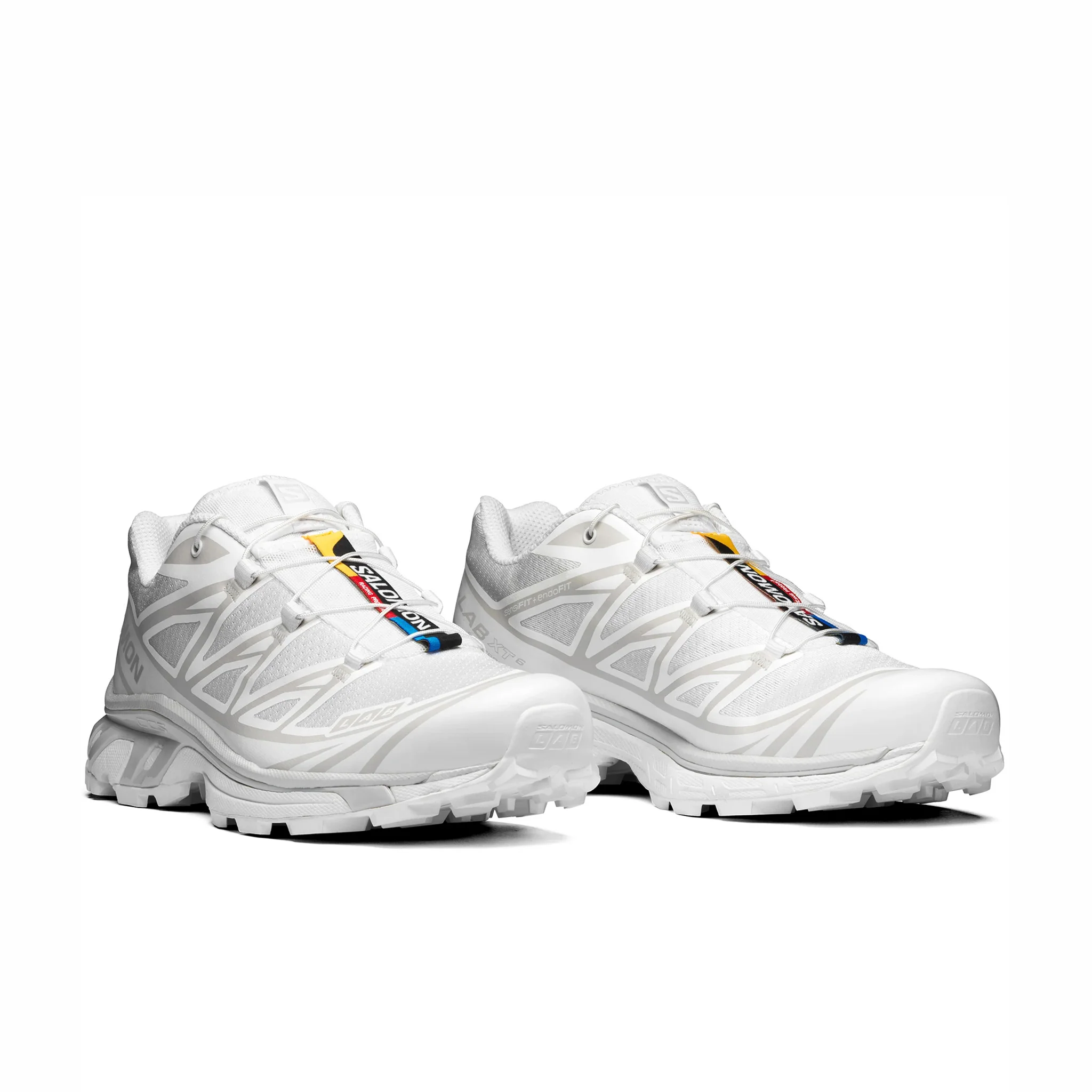 Salomon Unisex XT-6 (White/White/Lunar Rock) - Image 2