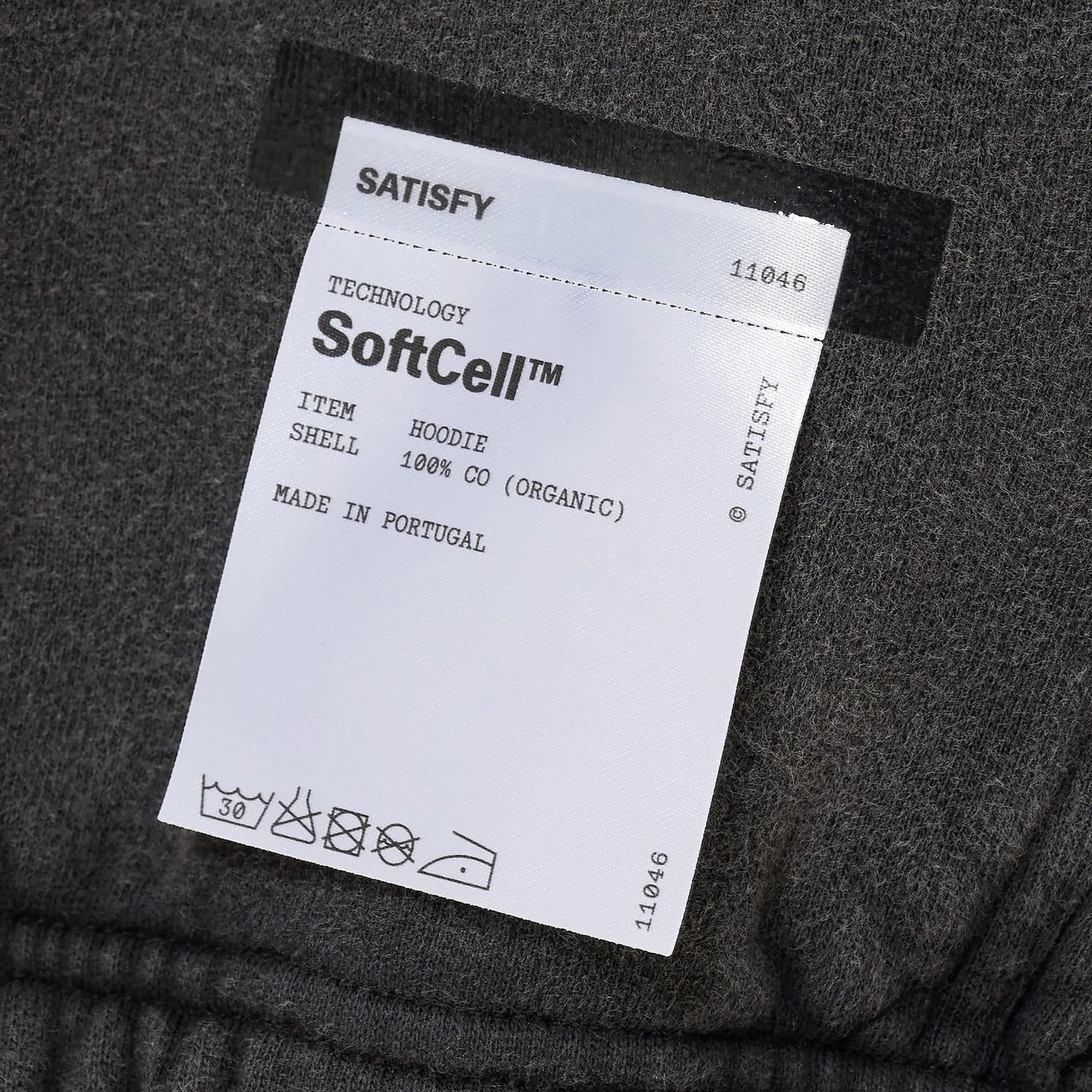 Satisfy SoftCell Hoodie 11046-AB-SAC (Aged Black) - Image 3