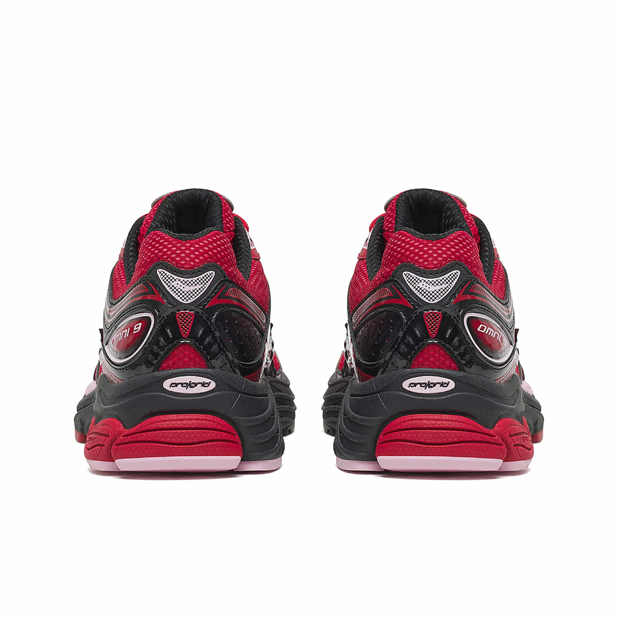 Saucony Men's ProGrid Omni 9 "St. Valentine" (Red/Black) - Image 4