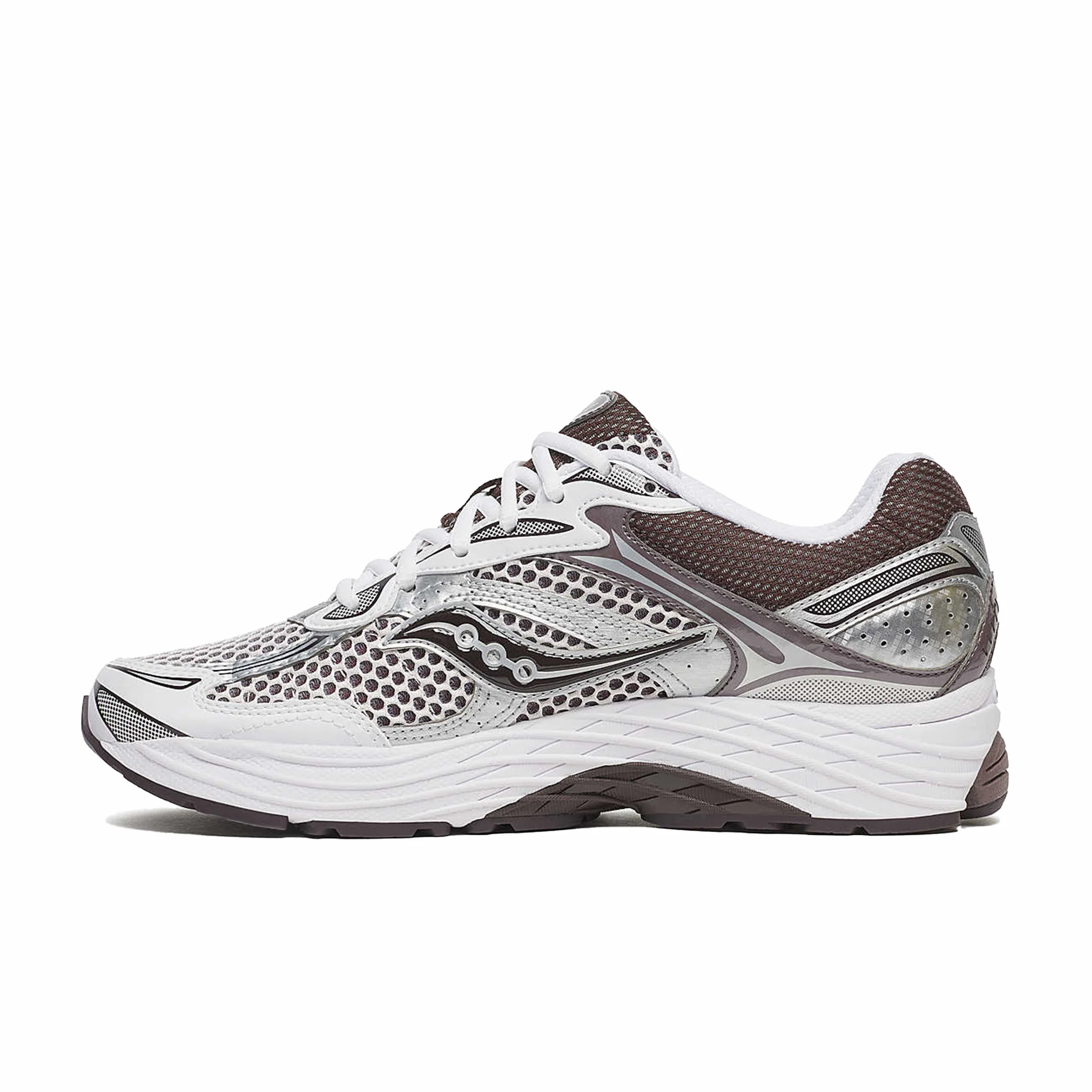 Saucony Men's ProGrid Omni 9 (White/Brown) - Image 3
