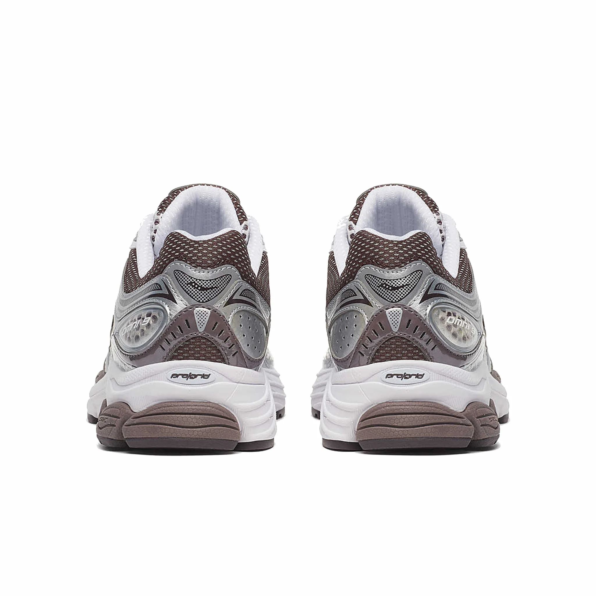 Saucony Men's ProGrid Omni 9 (White/Brown) - Image 4