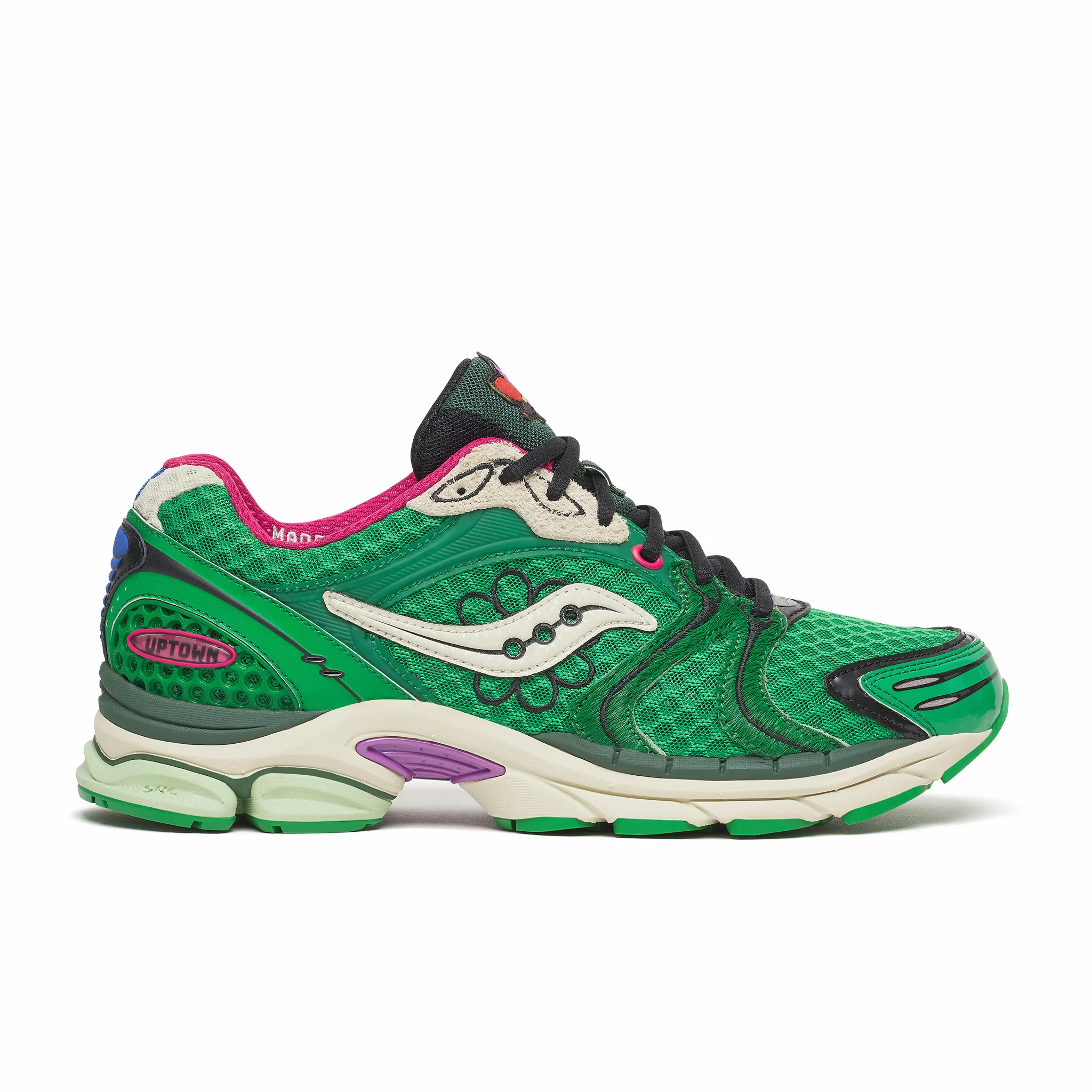 Saucony x Jae Tips Men's "Flowers Grow Uptown" Progrid Triumph 4 (Fern/Fern)