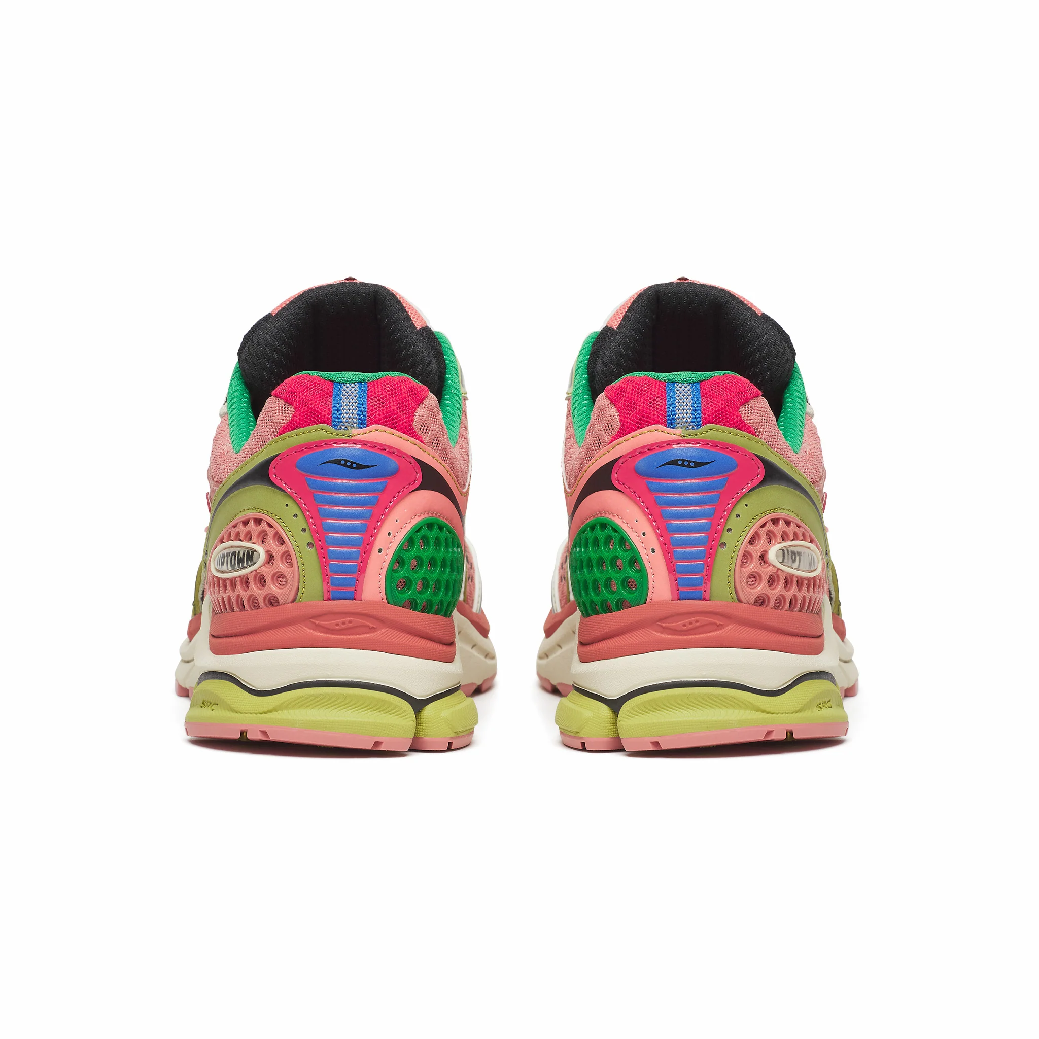 Saucony x Jae Tips Men's "Flowers Grow Uptown" Progrid Triumph 4 (Peach/Leaf) - Image 5