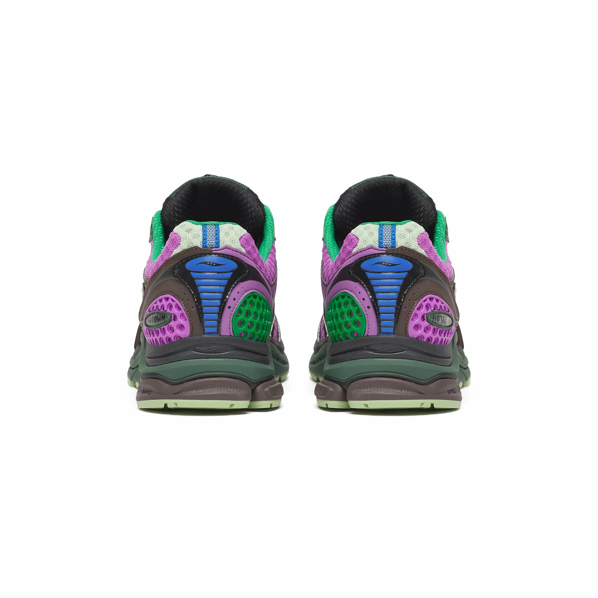 Saucony x Jae Tips Men's "Flowers Grow Uptown" Progrid Triumph 4 (Violet/Earth) - Image 3