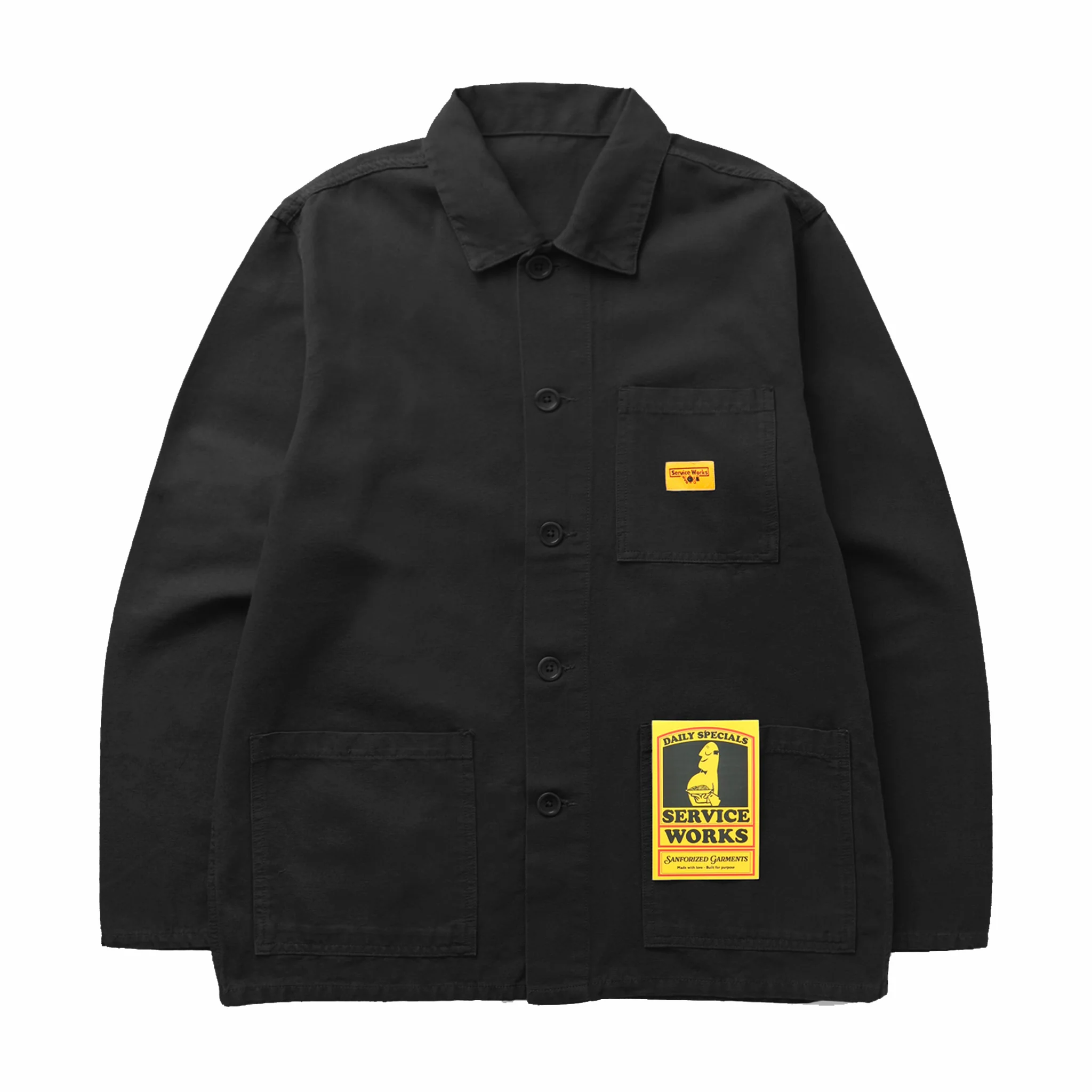 Service Works Canvas Chore Shirt (Black)
