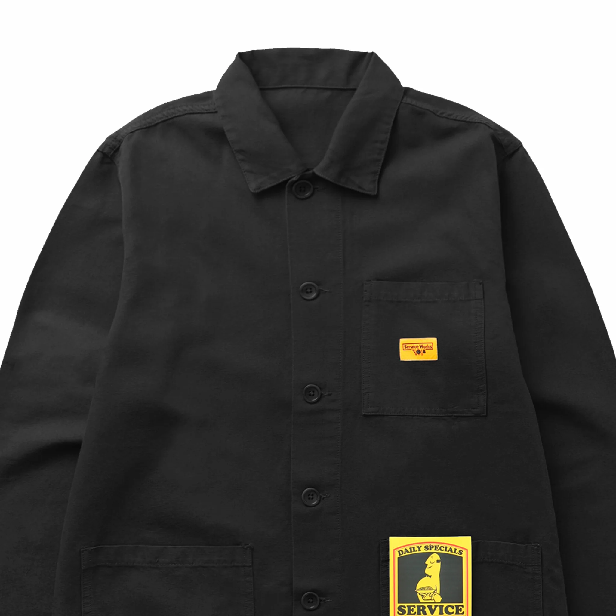 Service Works Canvas Chore Shirt (Black) - Image 2