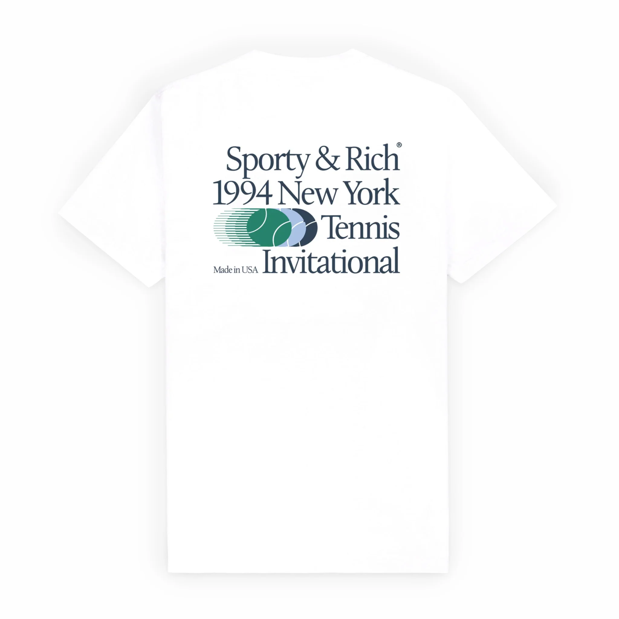 Sporty & Rich Men's Invitational T-Shirt (White) - Image 2