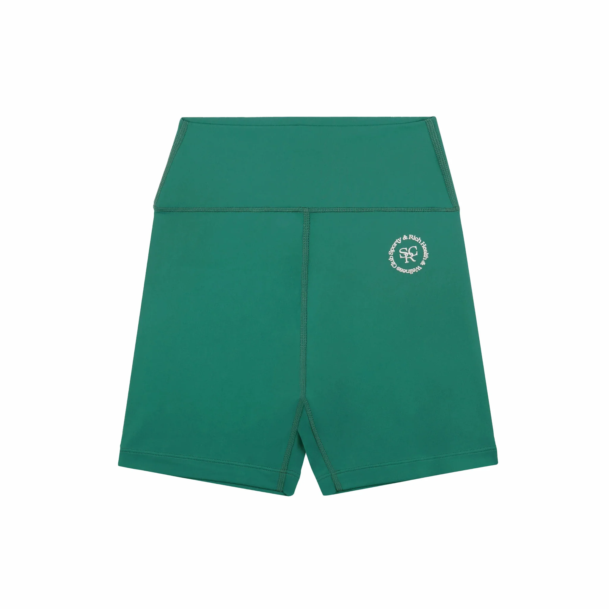 Sporty & Rich Women's SRHWC Biker Short (Alpine/White)