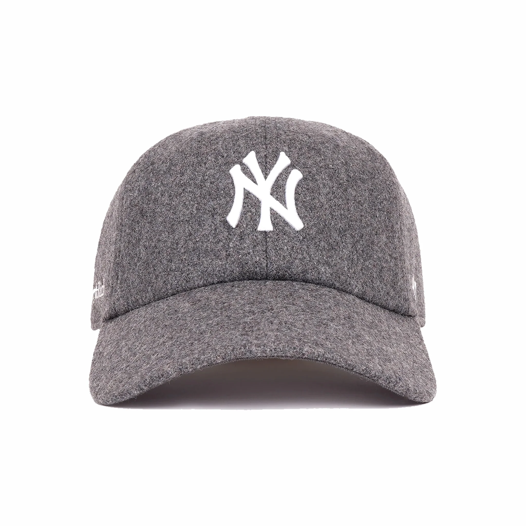 Sporty & Rich Yankees Serif Wool Hat (Dark Grey)
