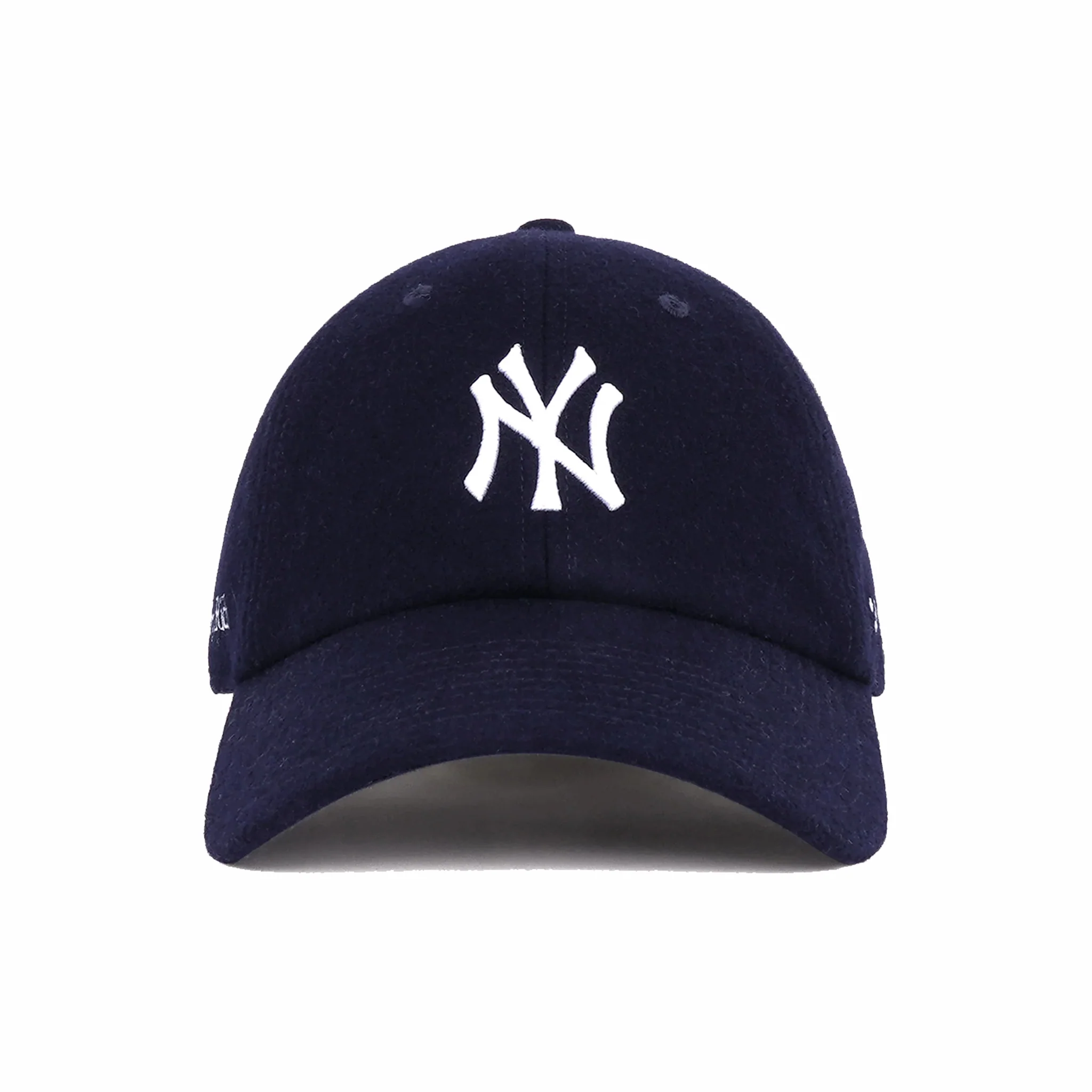 Sporty & Rich Yankees Serif Wool Hat (Dark Navy/White)