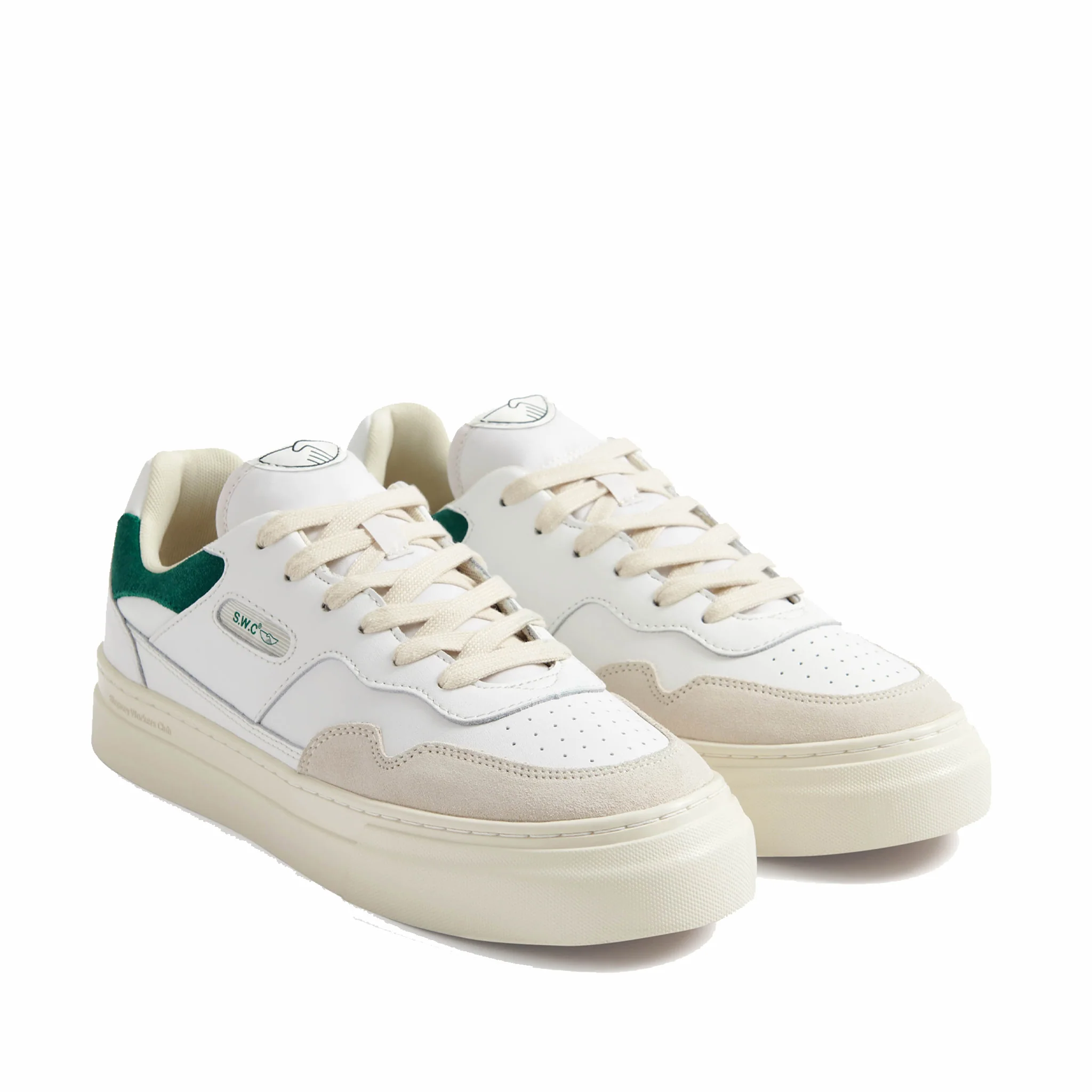 Stepney Workers Club Pearl Leather (White/Green) - Image 2