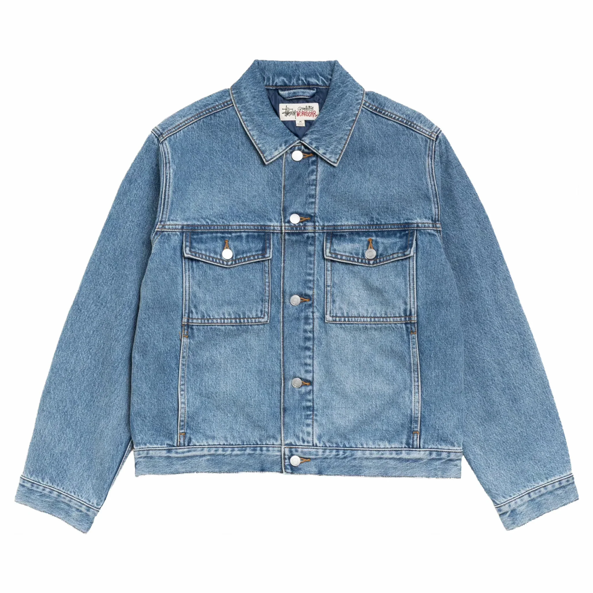 Stüssy Lined Denim Trucker (Indigo Stone Wash)