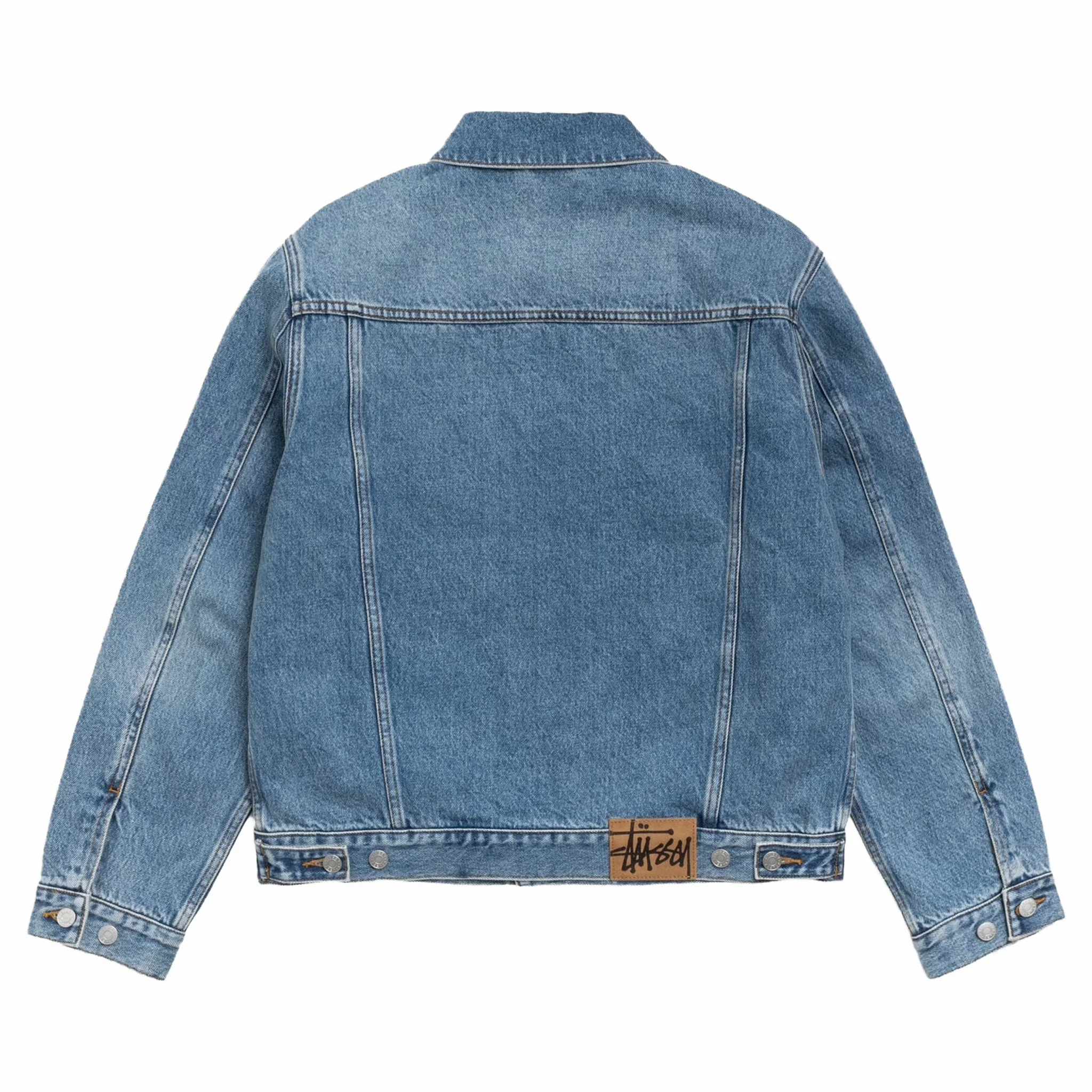 Stüssy Lined Denim Trucker (Indigo Stone Wash) - Image 2