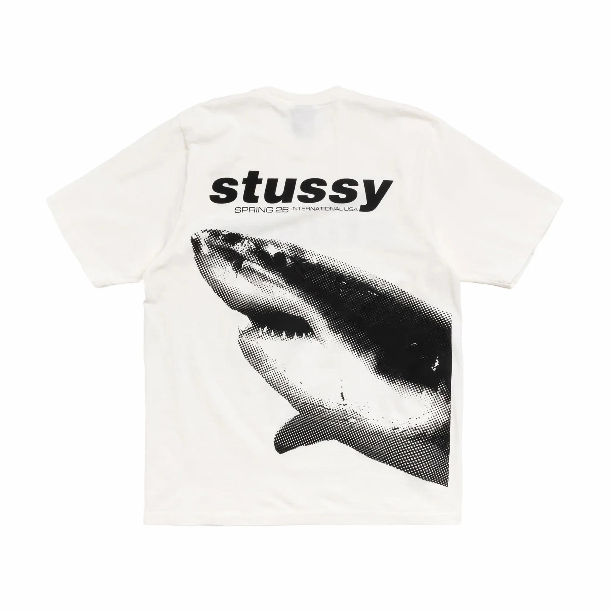 Stüssy Shark Pigment Dyed Tee (Natural) - Image 2