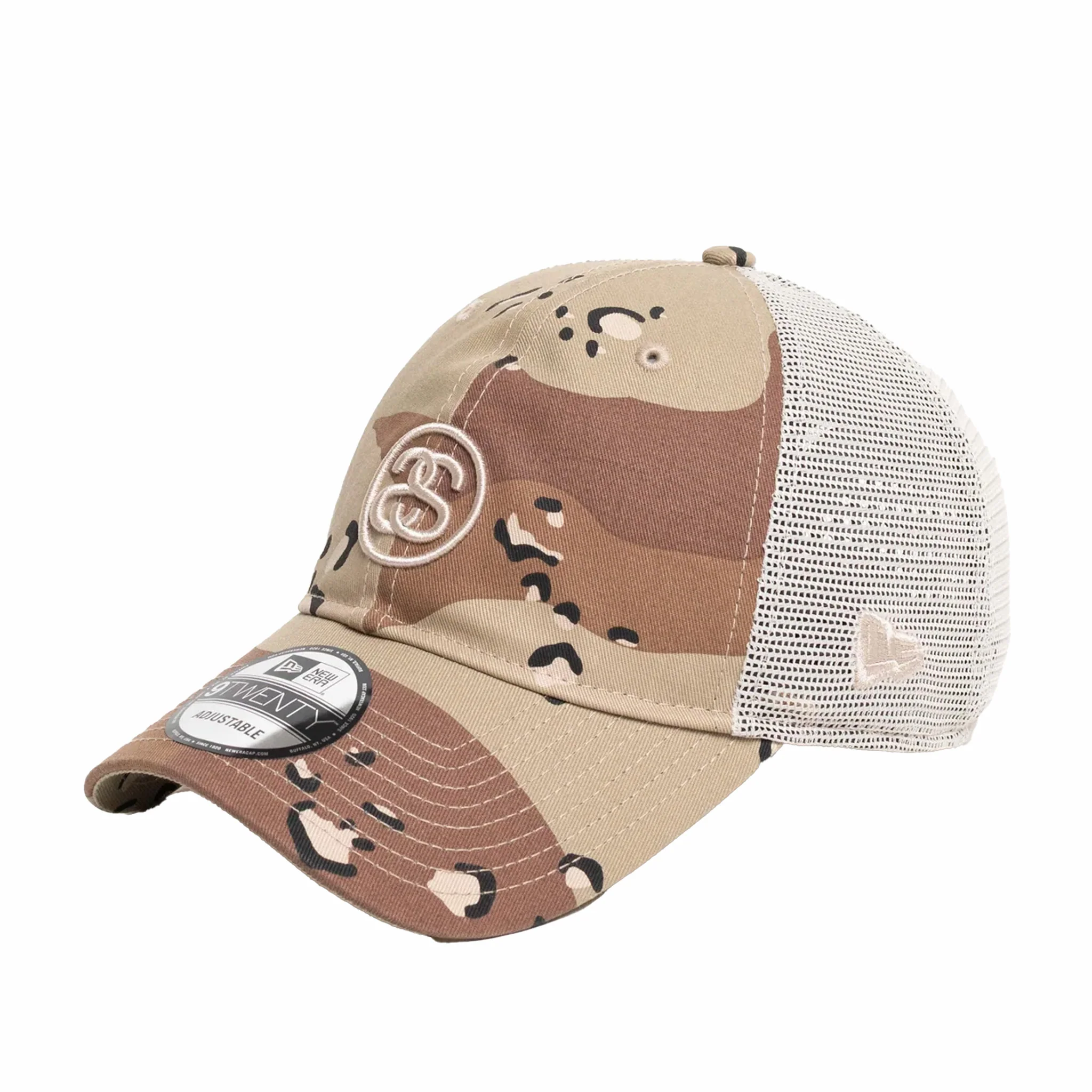 Stüssy SS Link Trucker 9Twenty Hat (Desert Camo) - Image 2