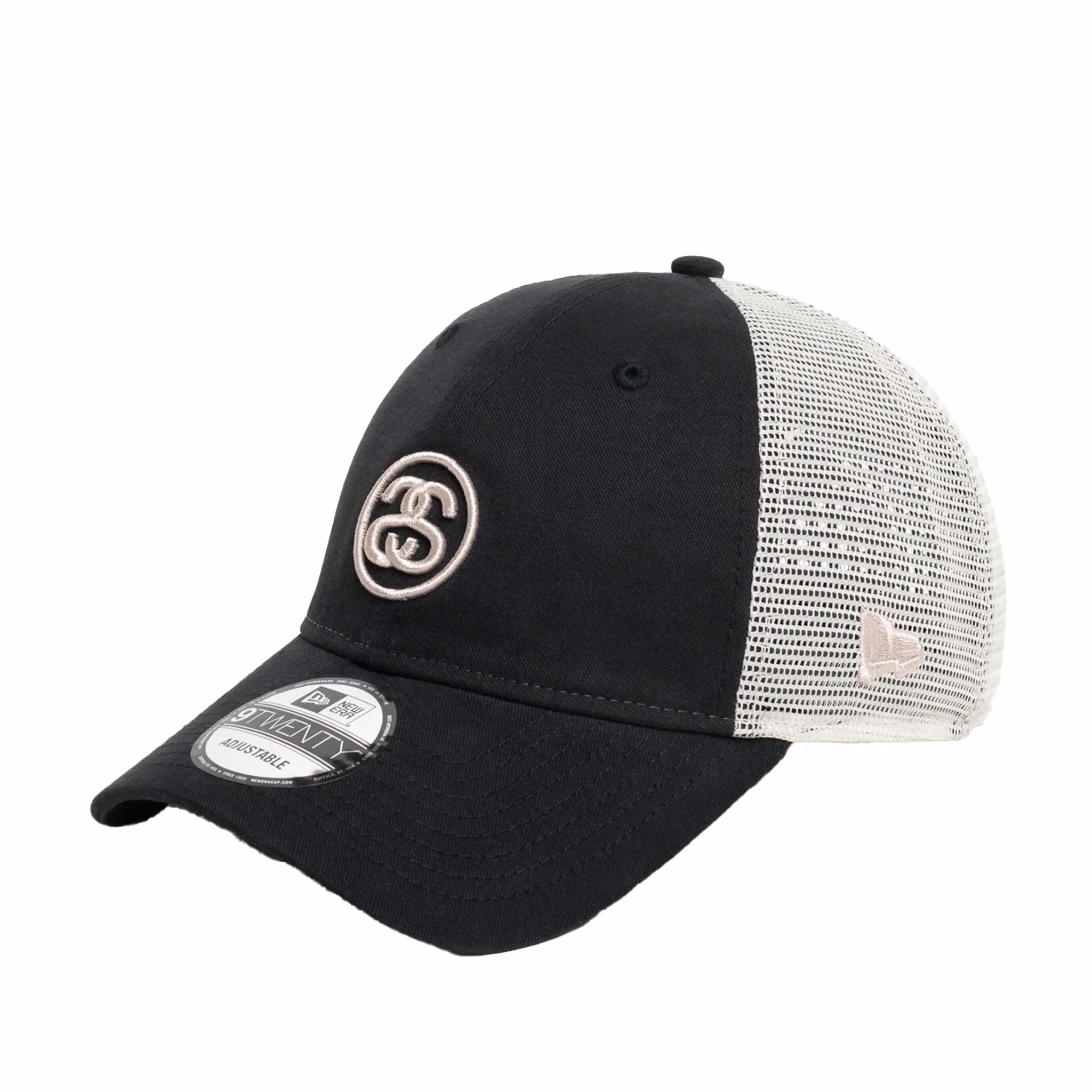 Stüssy SS Link Trucker 9Twenty Hat (Night Black) - Image 2
