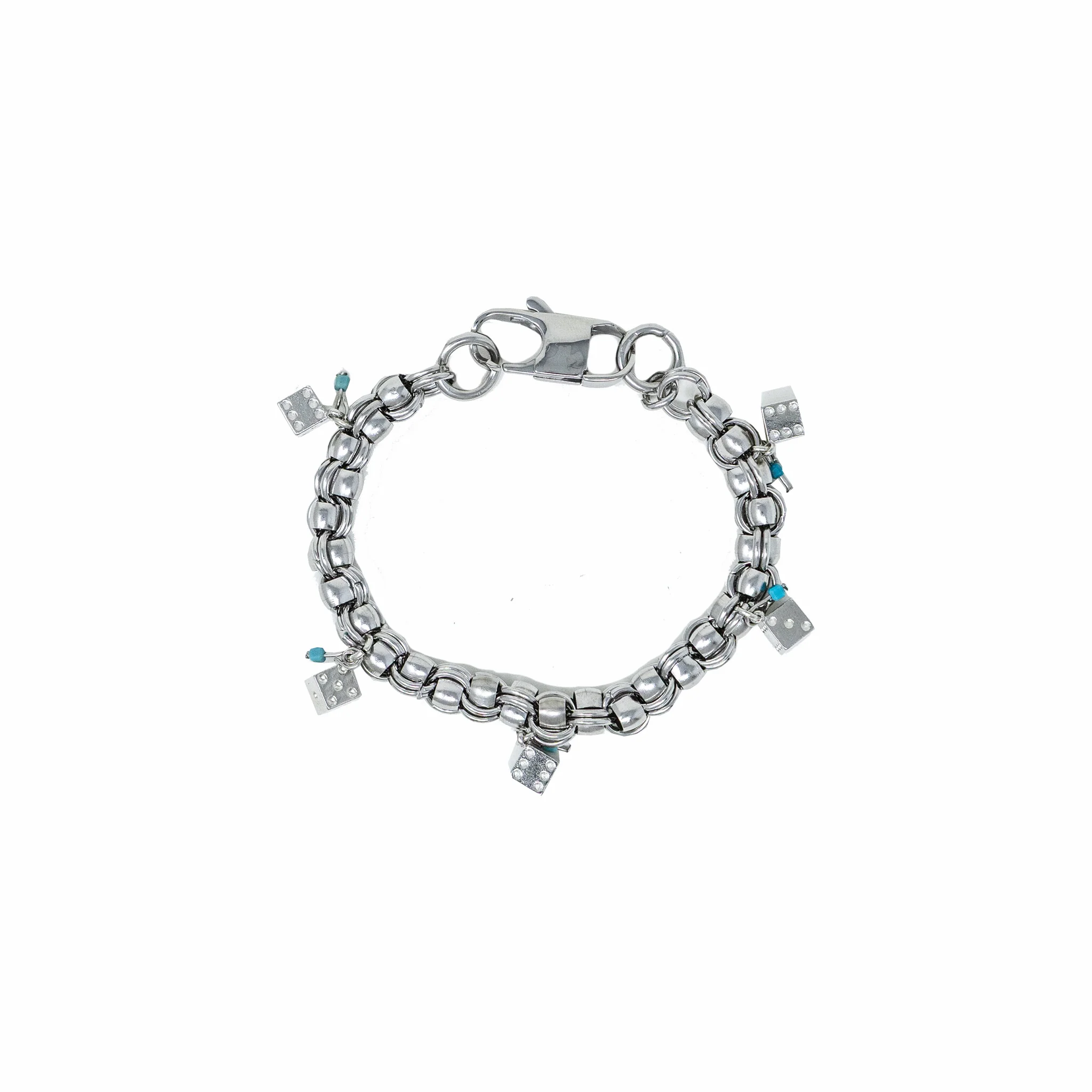 Tears of Venus "Snake Eyes" 7" Bracelet (Silver)