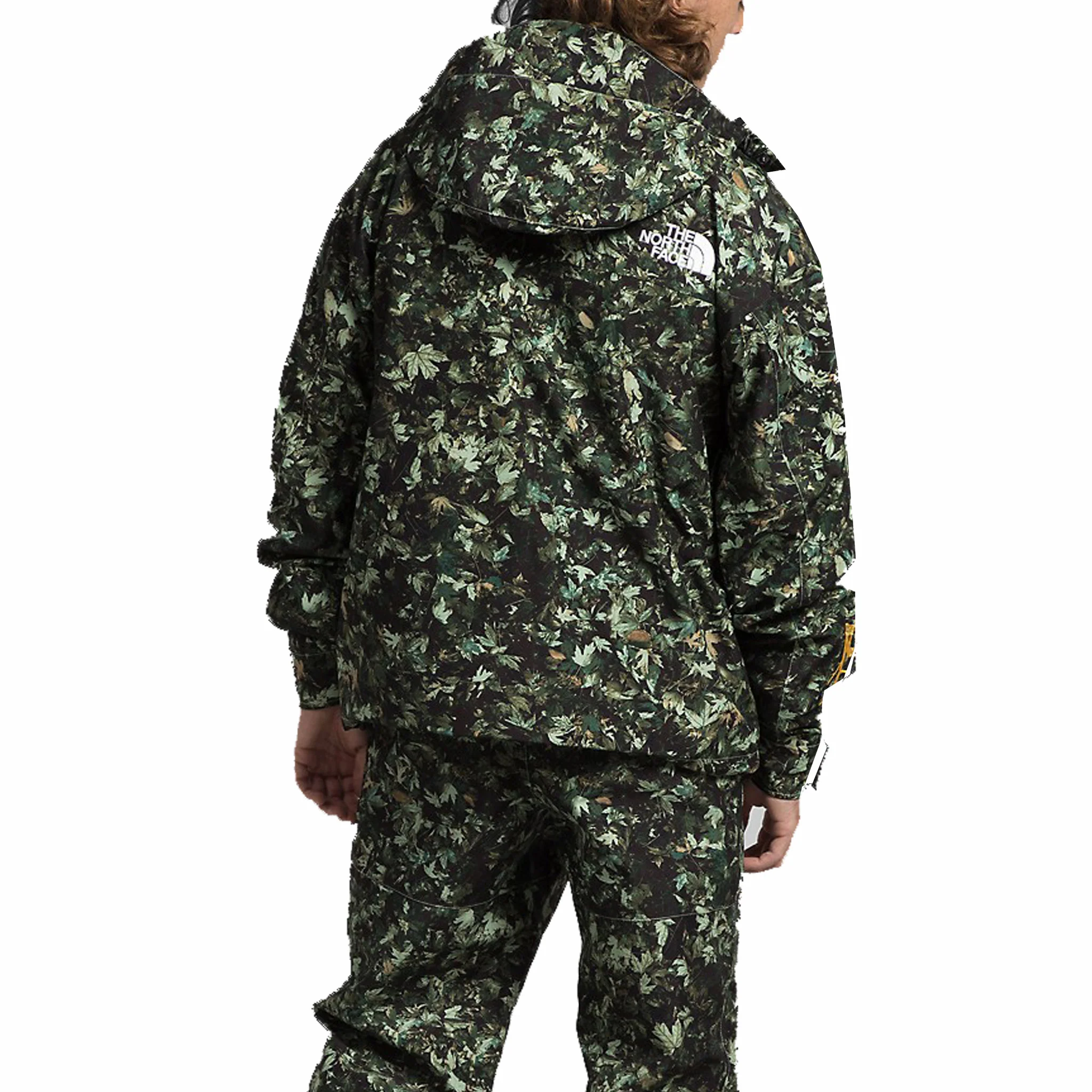 The North Face Men’s GTX Mountain Jacket (Misty Sage Fallen Leaves Print) - Image 4